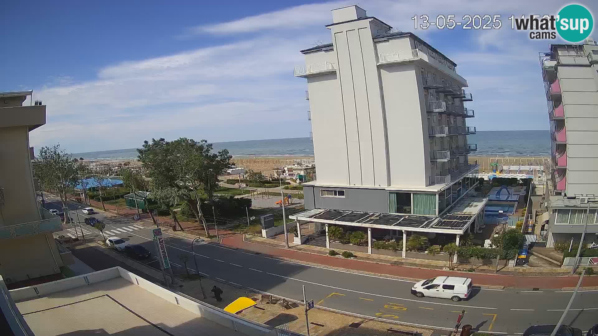 Riccione Webcam Strand und Gärten La Malfa – Bagni Oreste Strand 115