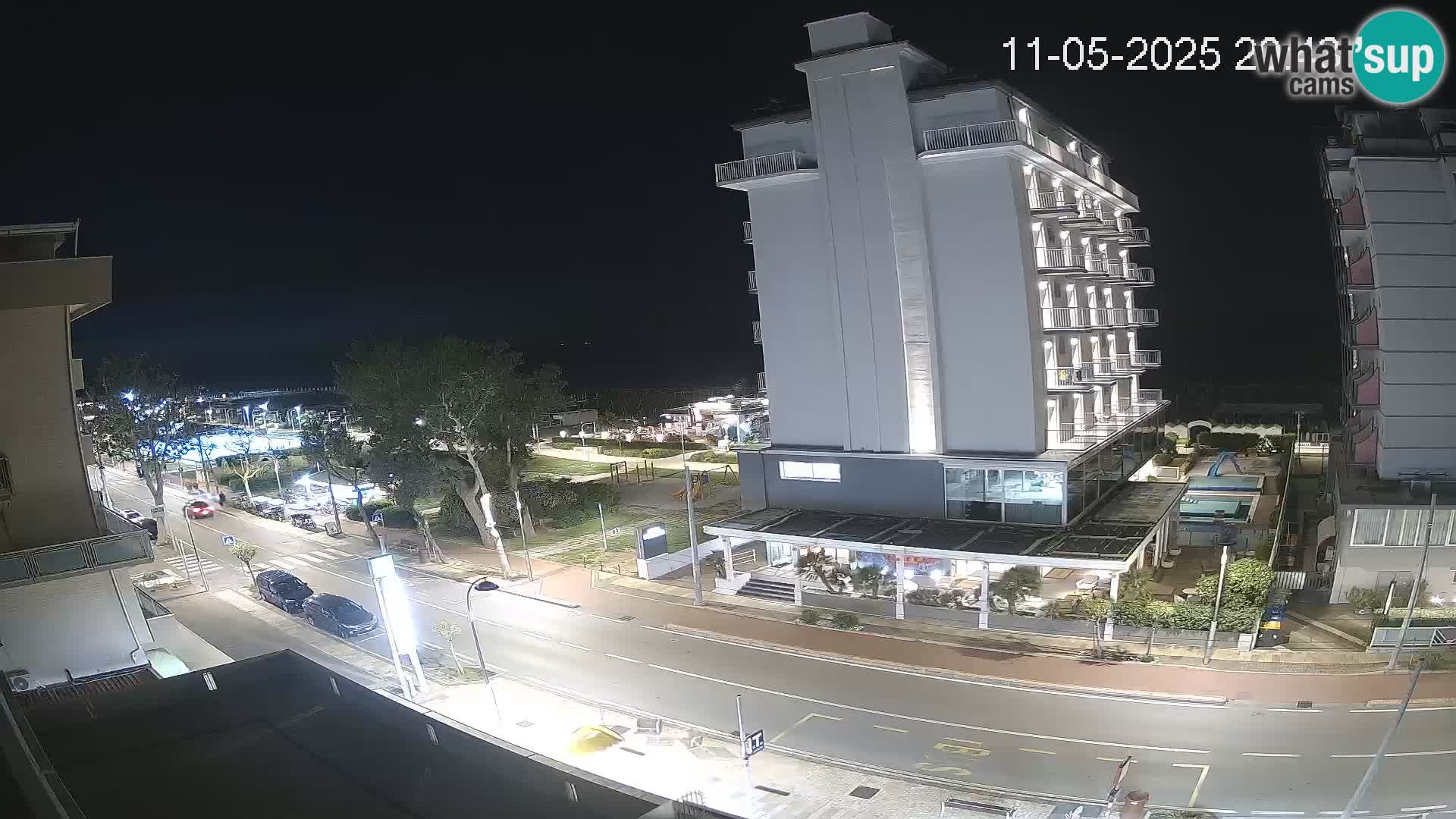 Riccione webcam spiaggia e giardini La Malfa – Bagni Oreste spiaggia 115
