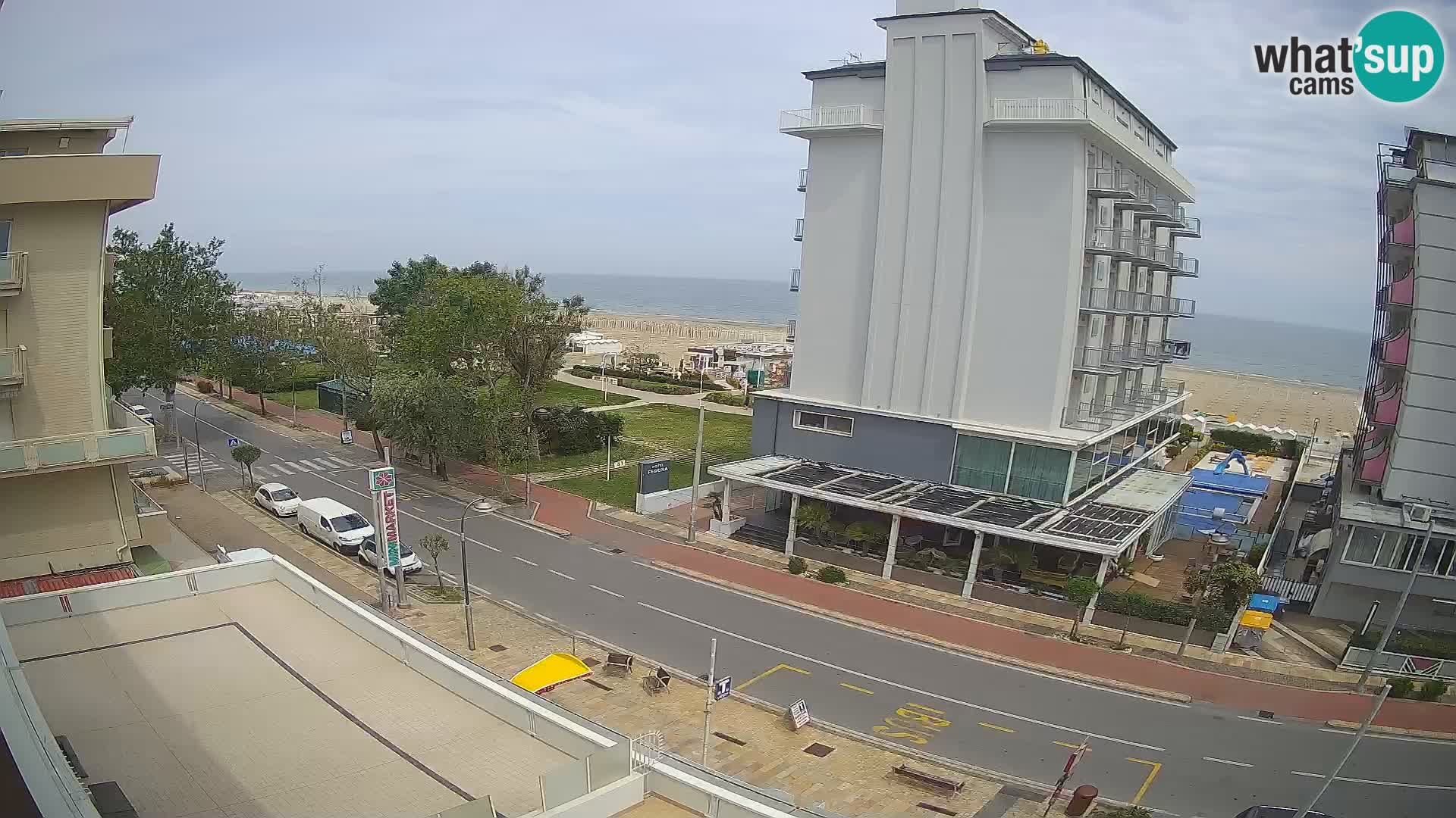 Riccione Webcam Strand und Gärten La Malfa – Bagni Oreste Strand 115