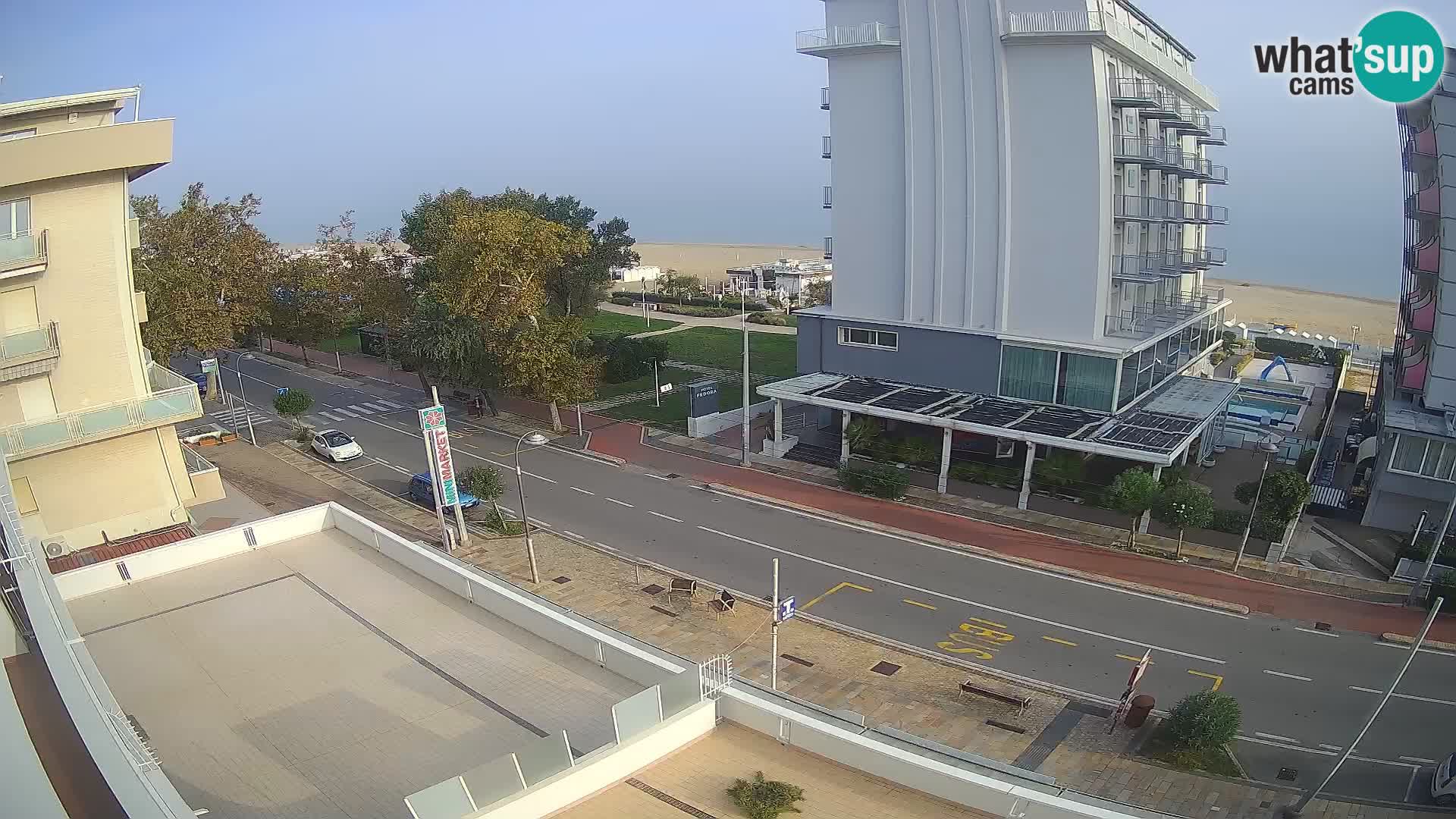 Riccione webcam spiaggia e giardini La Malfa – Bagni Oreste spiaggia 115