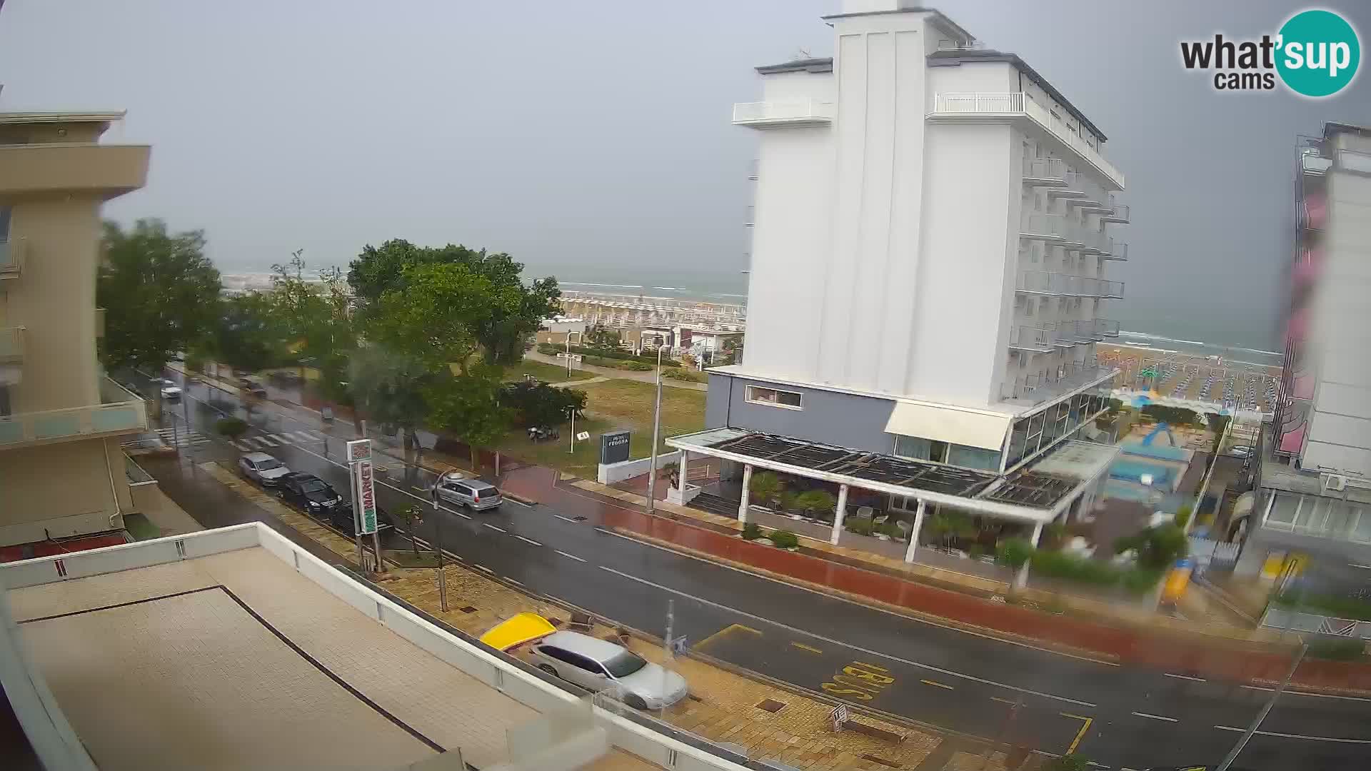 Riccione webcam playa y jardines La Malfa – Playa Bagni Oreste 115