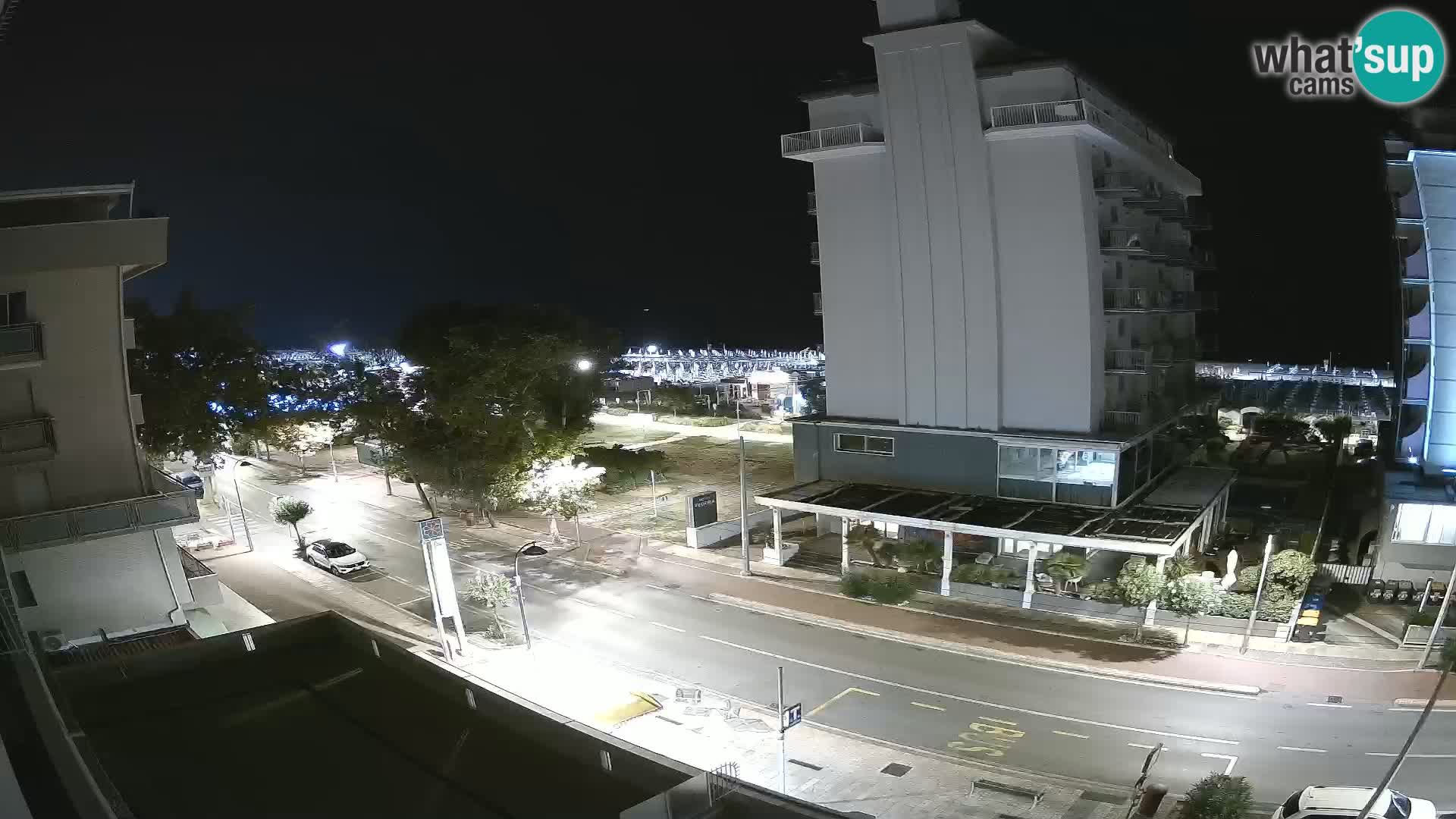 Riccione webcam playa y jardines La Malfa – Playa Bagni Oreste 115