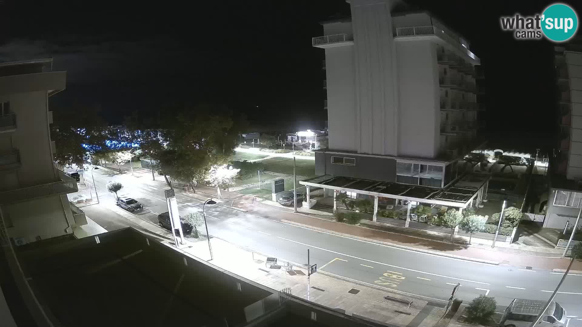 Riccione webcam playa y jardines La Malfa – Playa Bagni Oreste 115