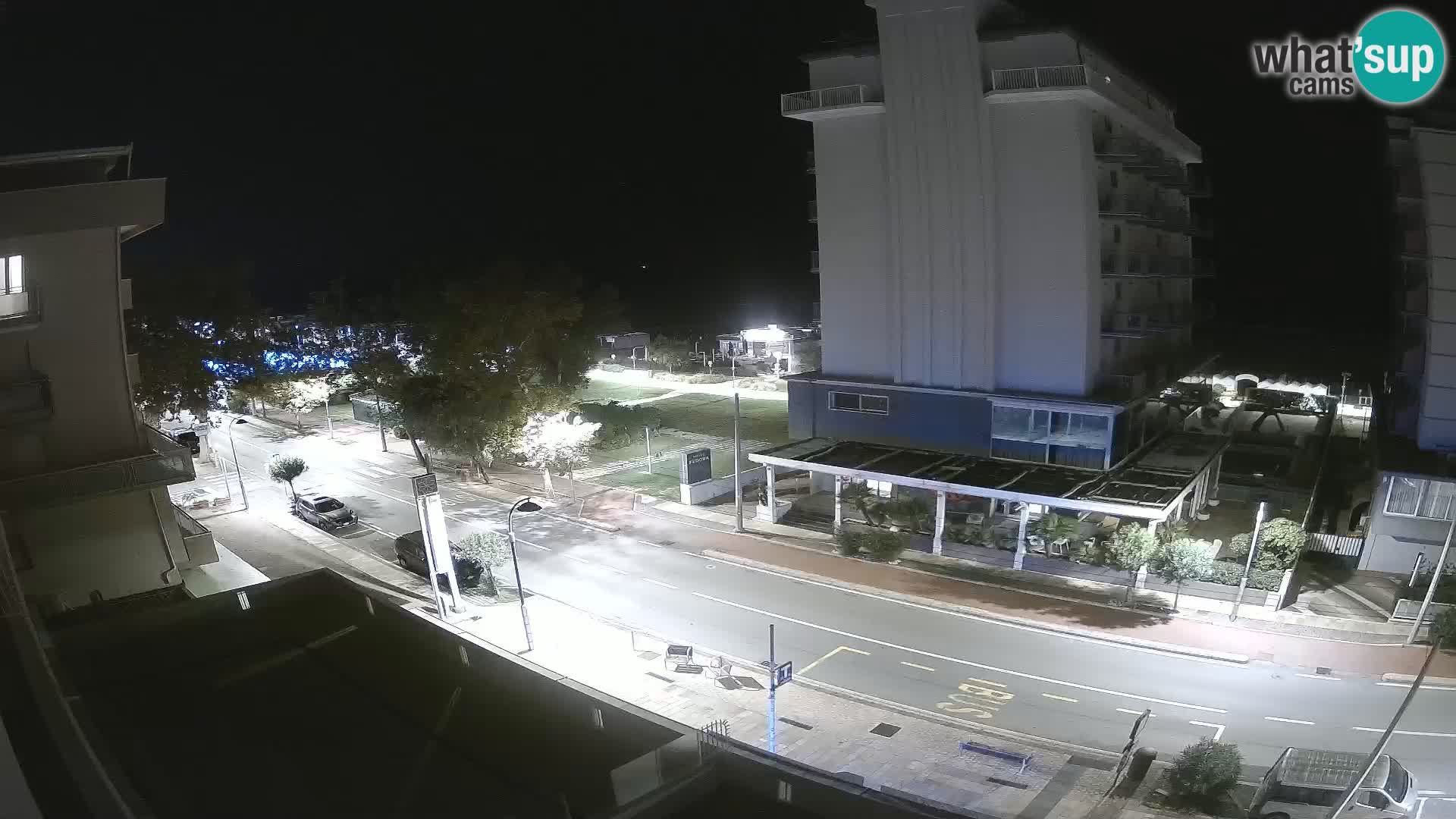 Riccione webcam playa y jardines La Malfa – Playa Bagni Oreste 115