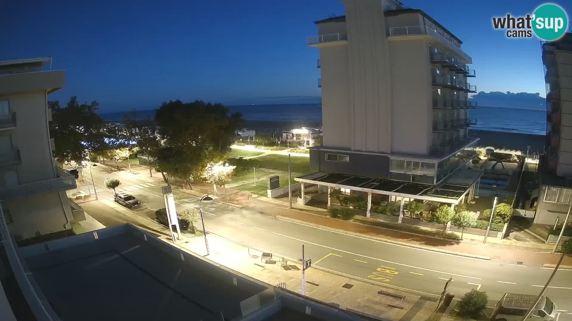 Riccione webcam spiaggia e giardini La Malfa – Bagni Oreste spiaggia 115