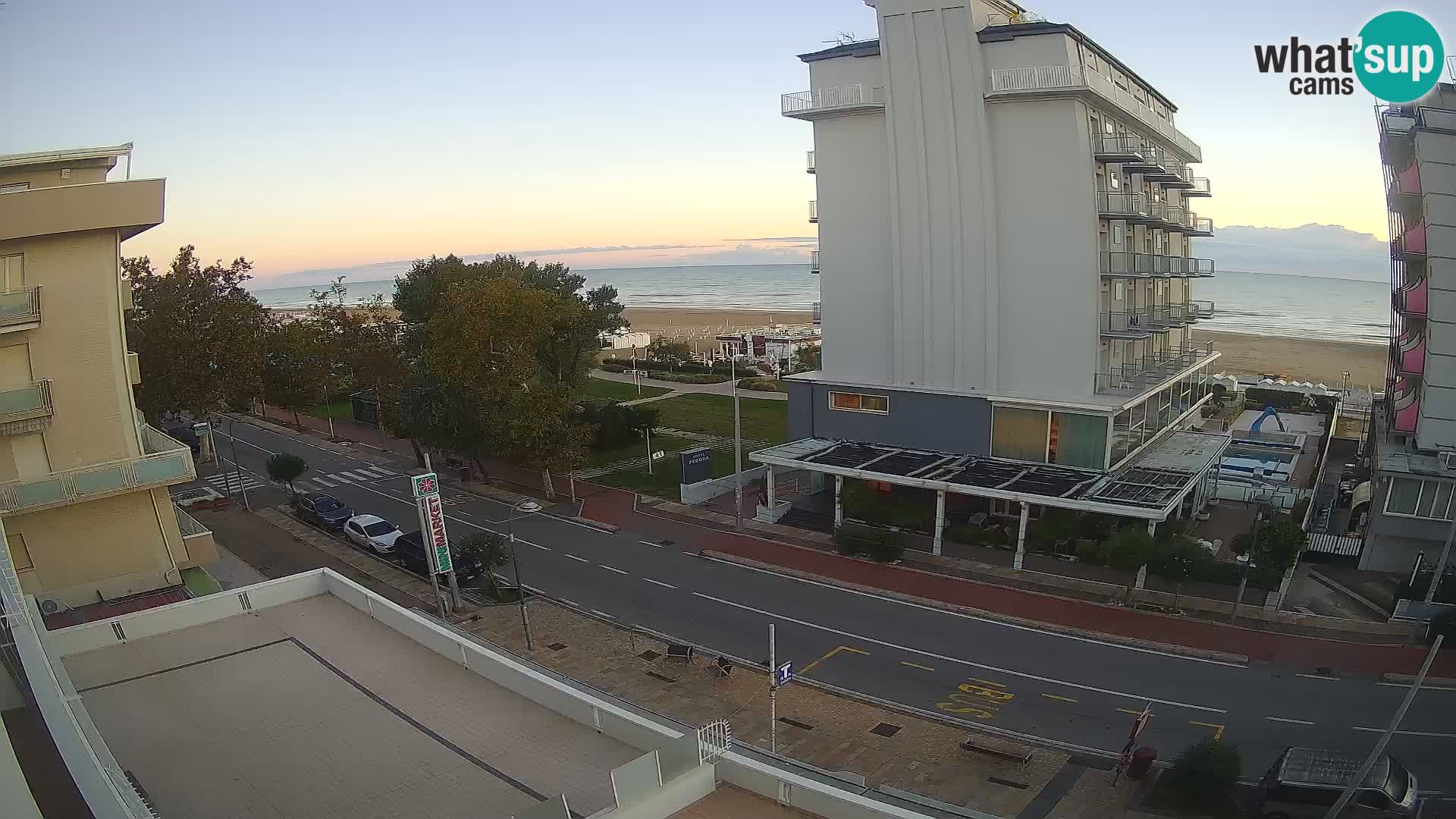 Riccione webcam spiaggia e giardini La Malfa – Bagni Oreste spiaggia 115