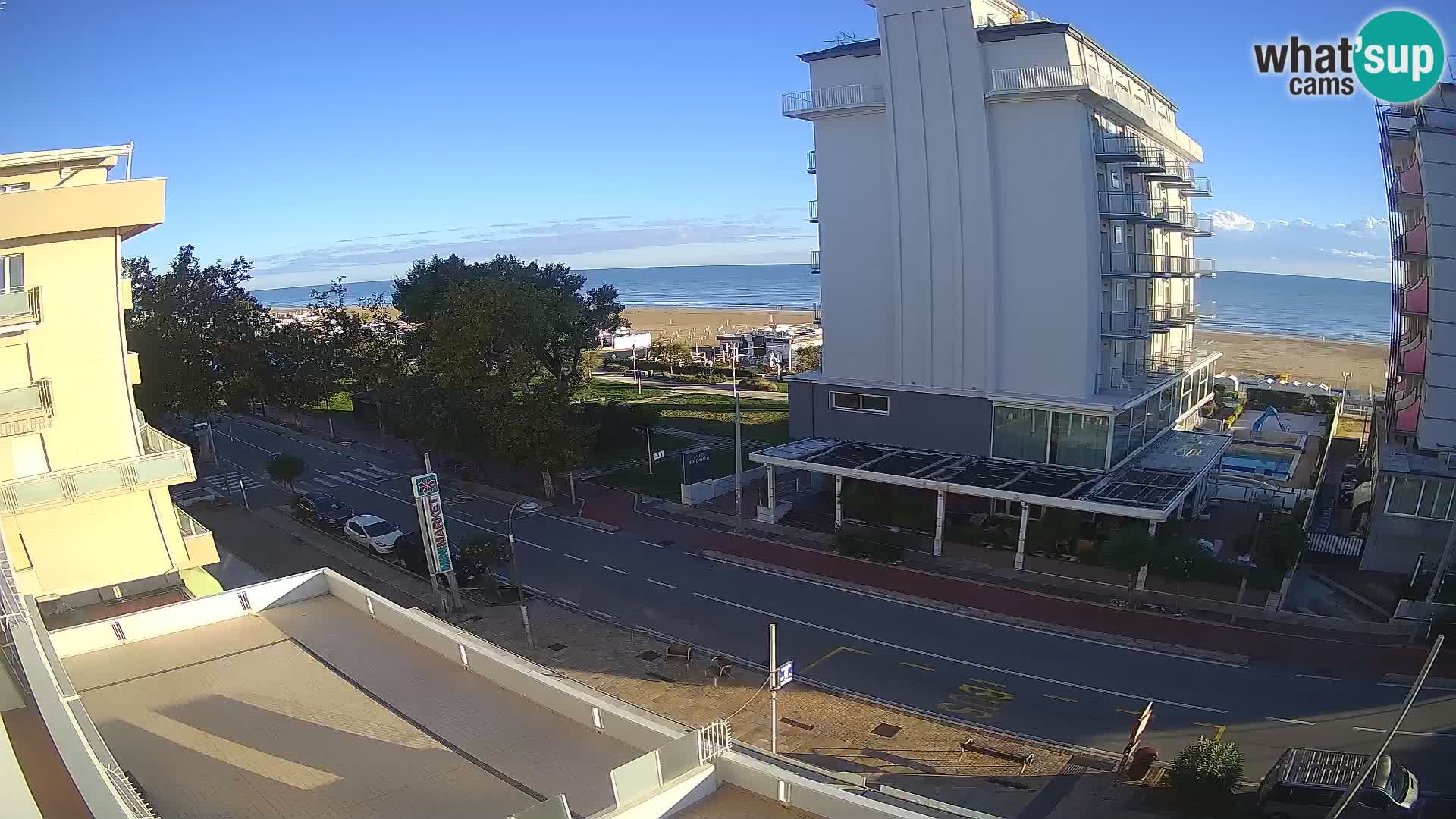 Riccione webcam spiaggia e giardini La Malfa – Bagni Oreste spiaggia 115