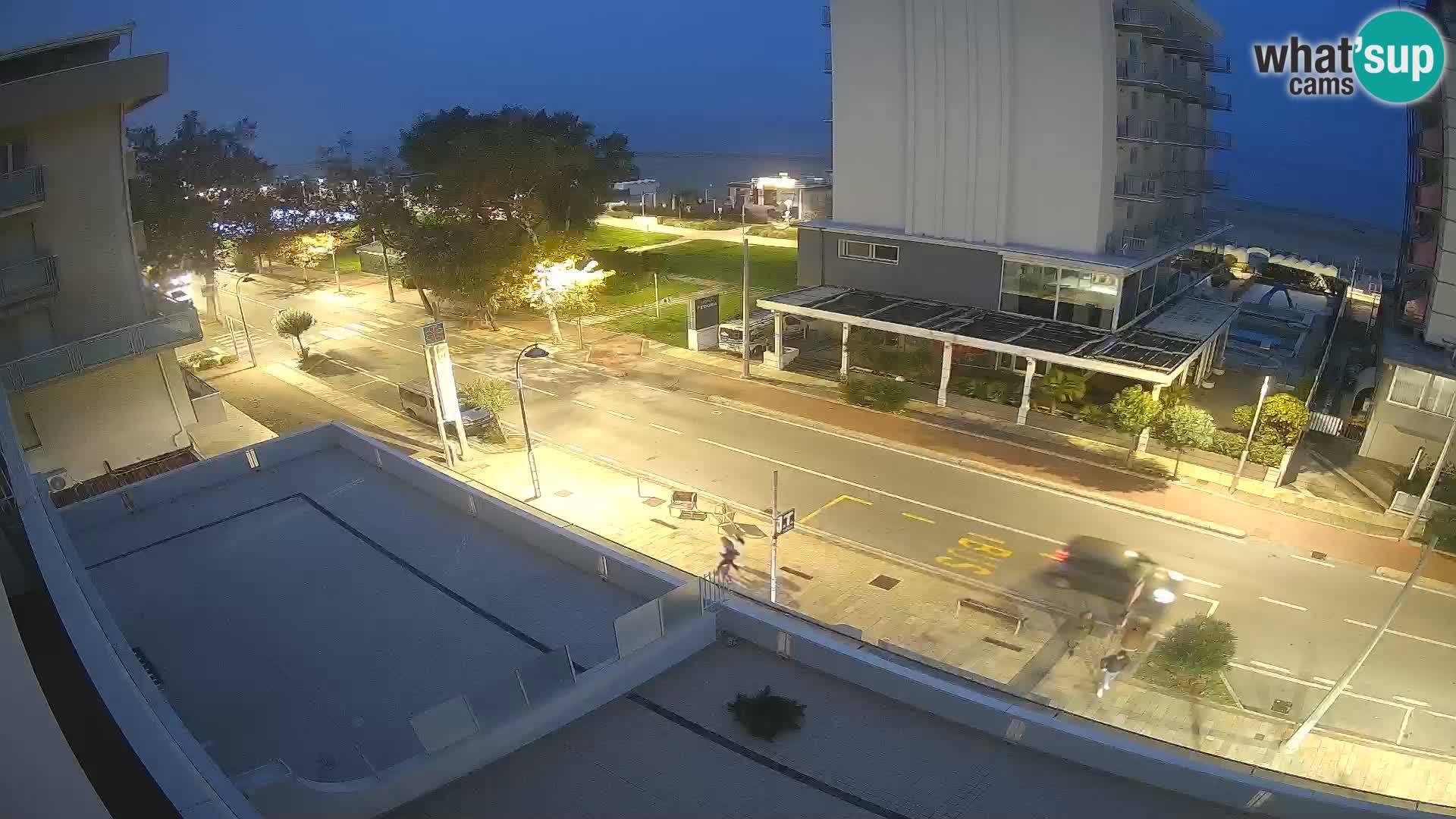 Riccione Webcam Strand und Gärten La Malfa – Bagni Oreste Strand 115