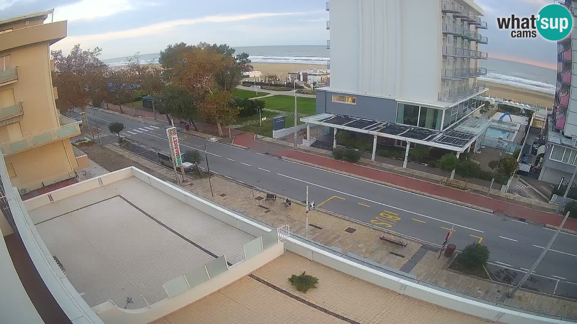 Riccione Webcam Strand und Gärten La Malfa – Bagni Oreste Strand 115