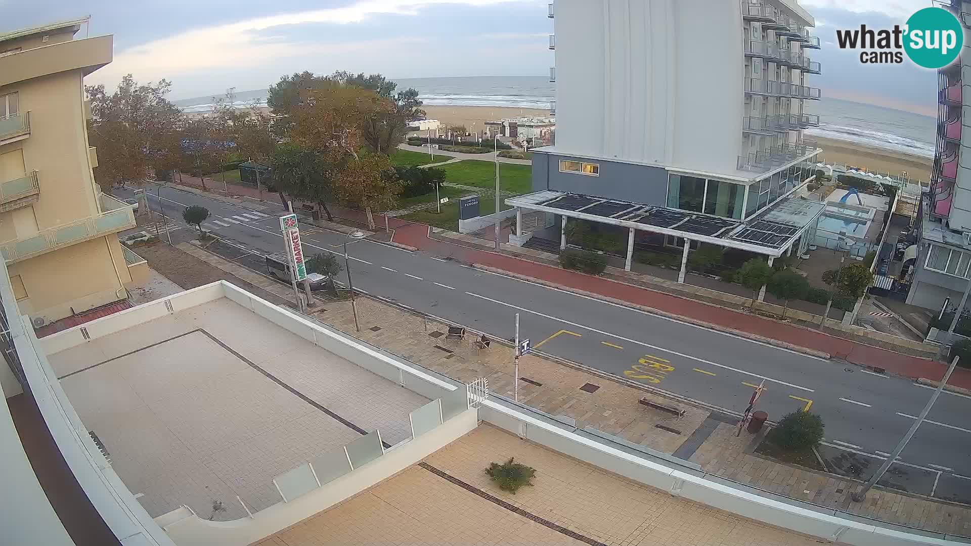 Riccione Webcam Strand und Gärten La Malfa – Bagni Oreste Strand 115