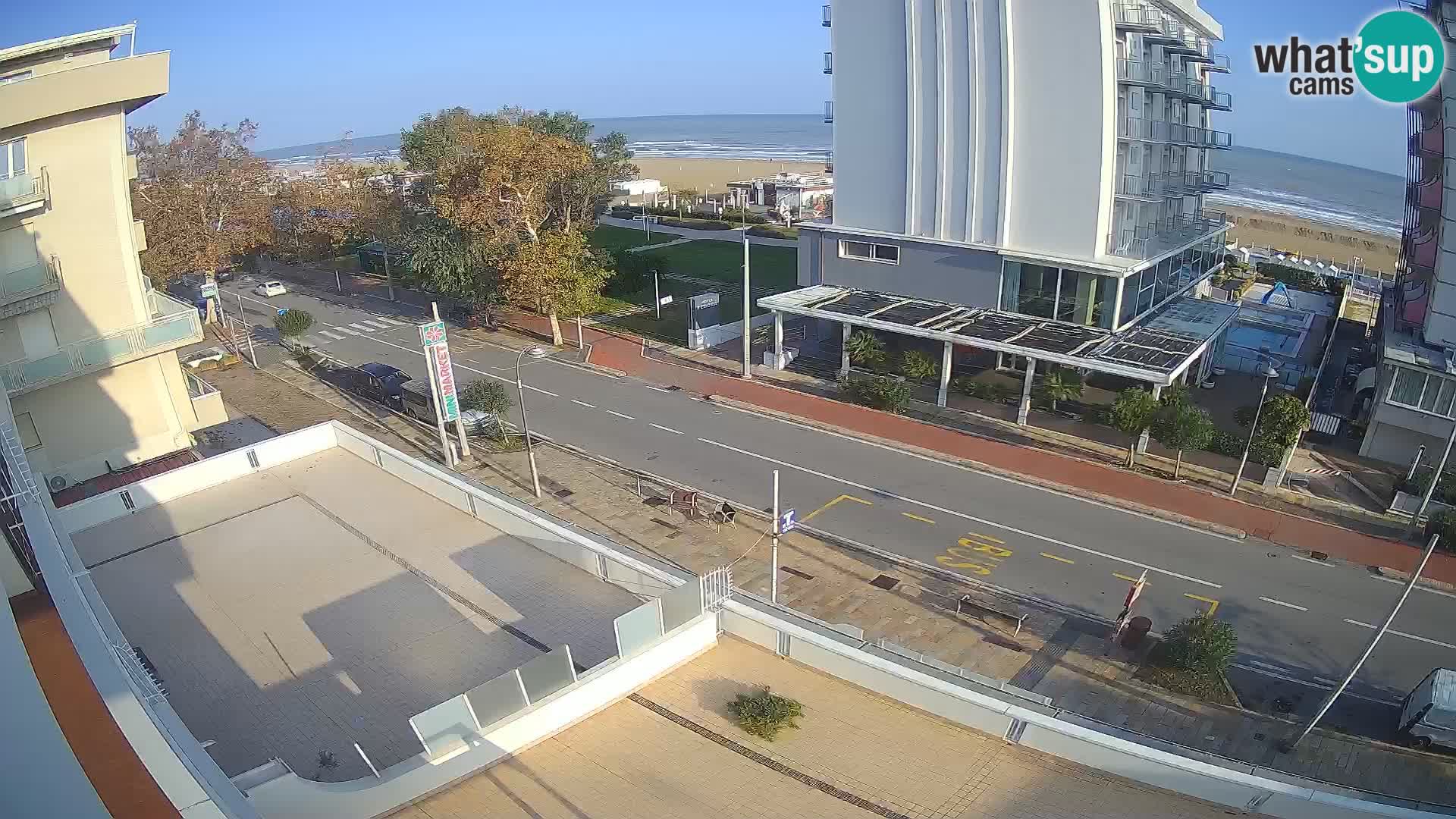 Riccione webcam spiaggia e giardini La Malfa – Bagni Oreste spiaggia 115