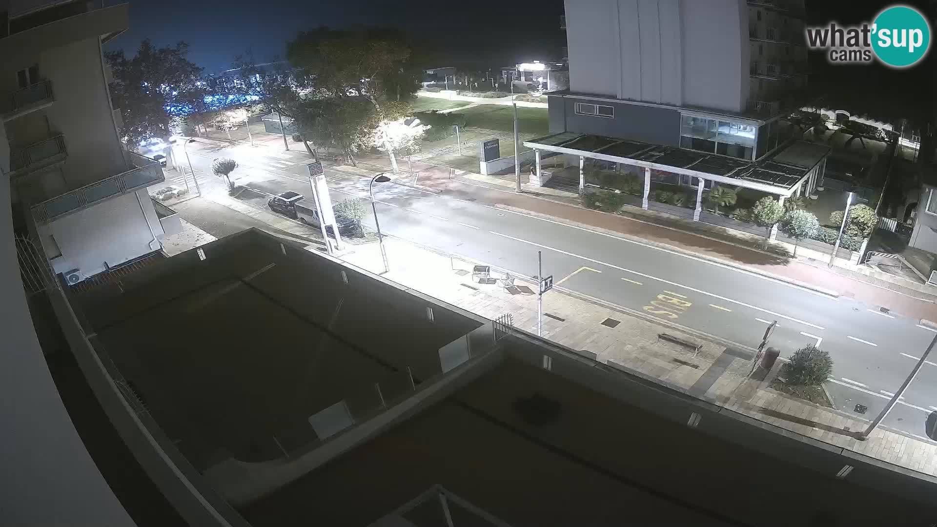 Riccione webcam playa y jardines La Malfa – Playa Bagni Oreste 115