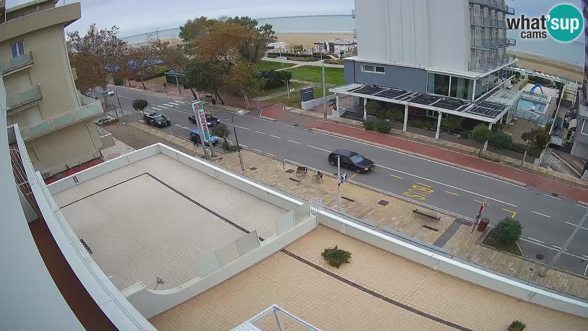 Riccione Webcam Strand und Gärten La Malfa – Bagni Oreste Strand 115