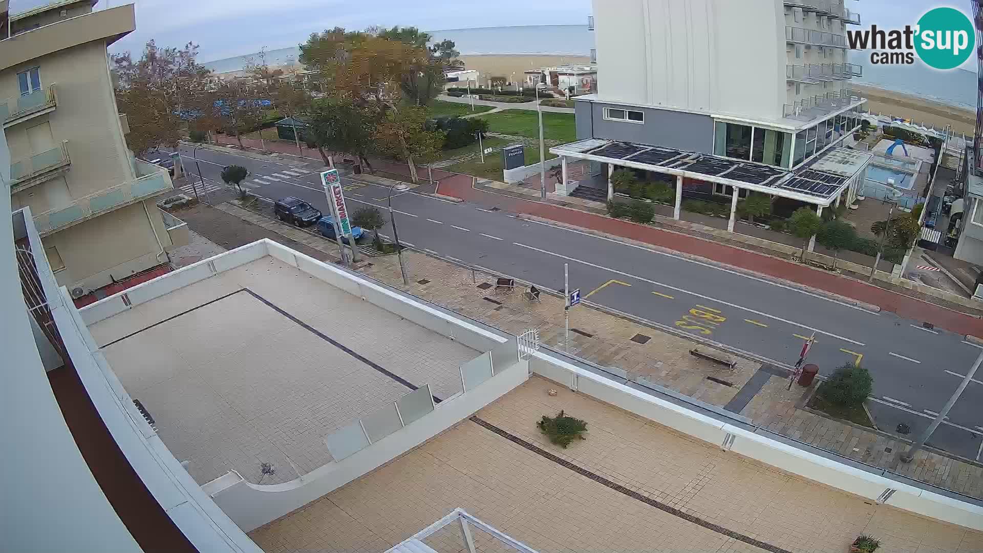 Riccione Webcam Strand und Gärten La Malfa – Bagni Oreste Strand 115