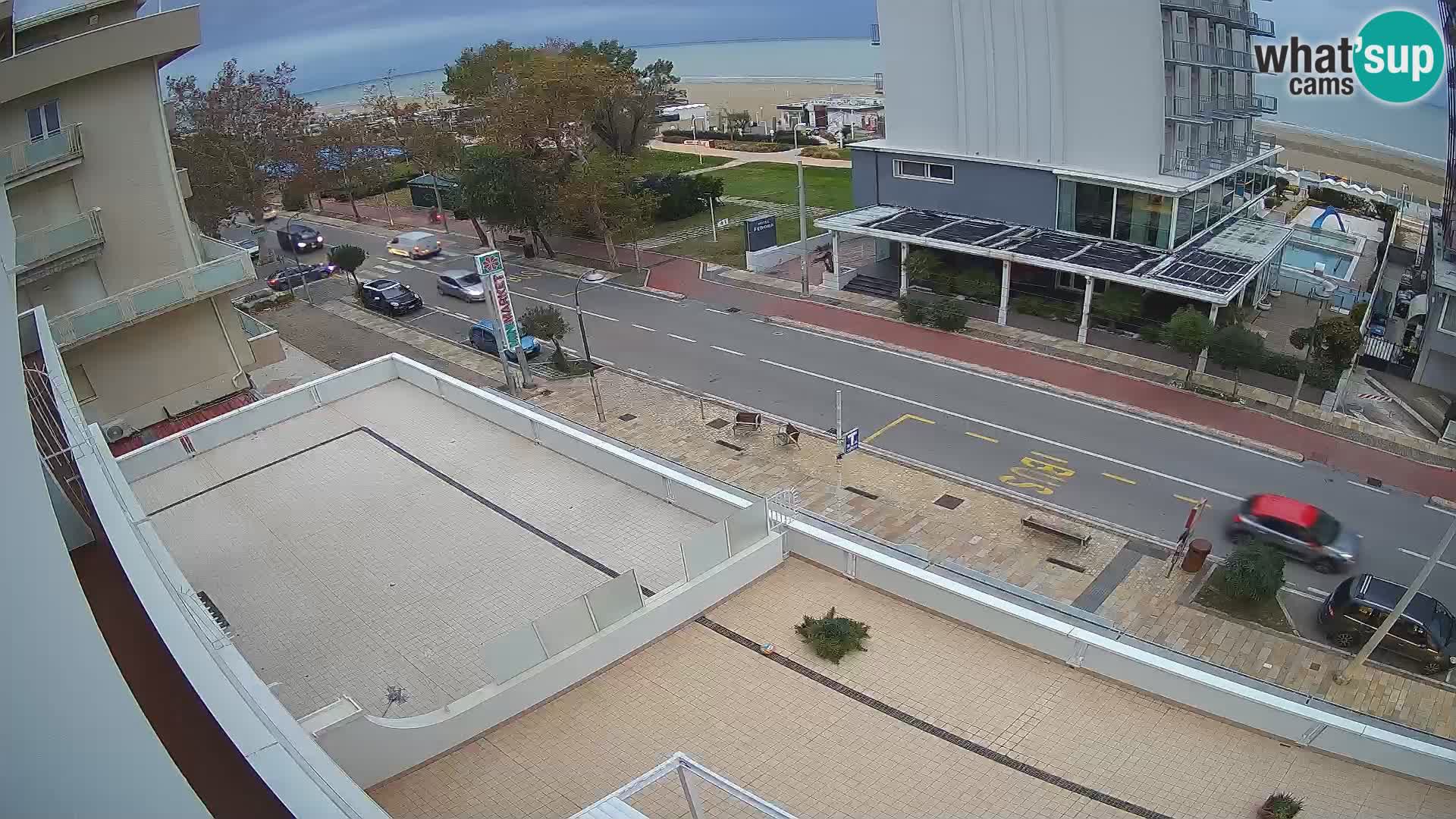 Riccione Webcam Strand und Gärten La Malfa – Bagni Oreste Strand 115