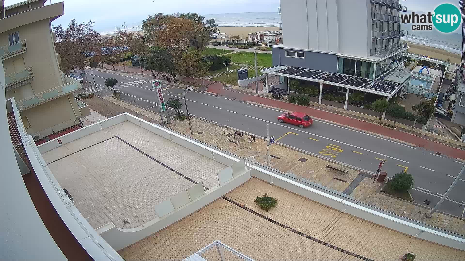 Riccione Webcam Strand und Gärten La Malfa – Bagni Oreste Strand 115