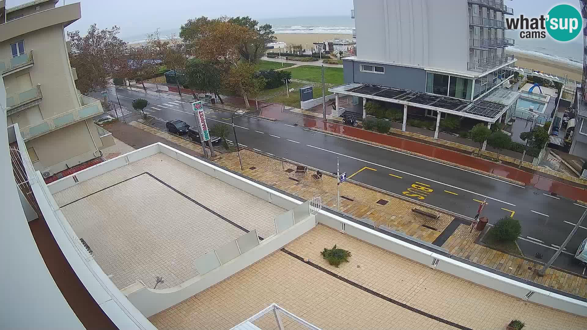 Riccione webcam playa y jardines La Malfa – Playa Bagni Oreste 115