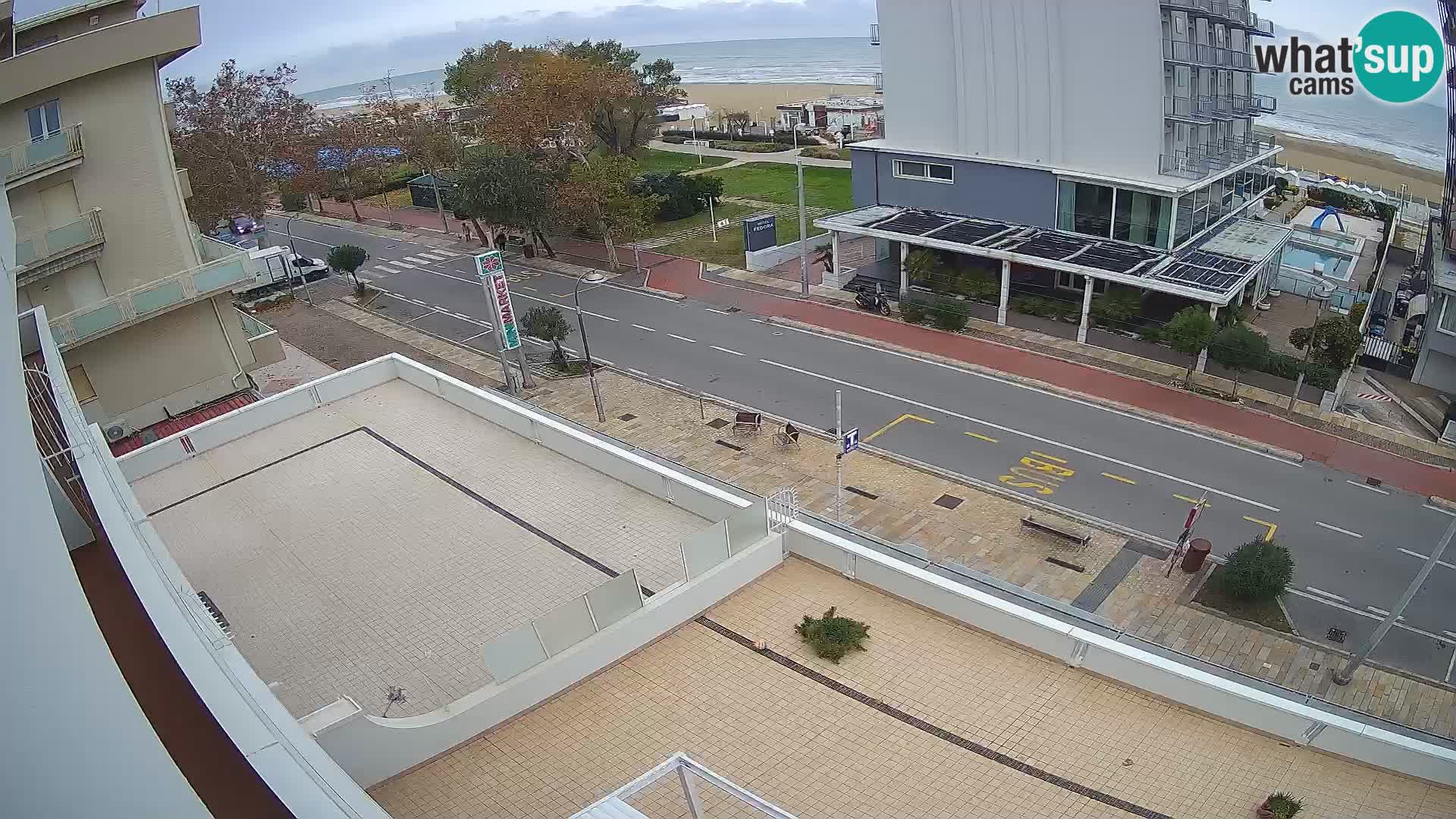 Riccione Webcam Strand und Gärten La Malfa – Bagni Oreste Strand 115