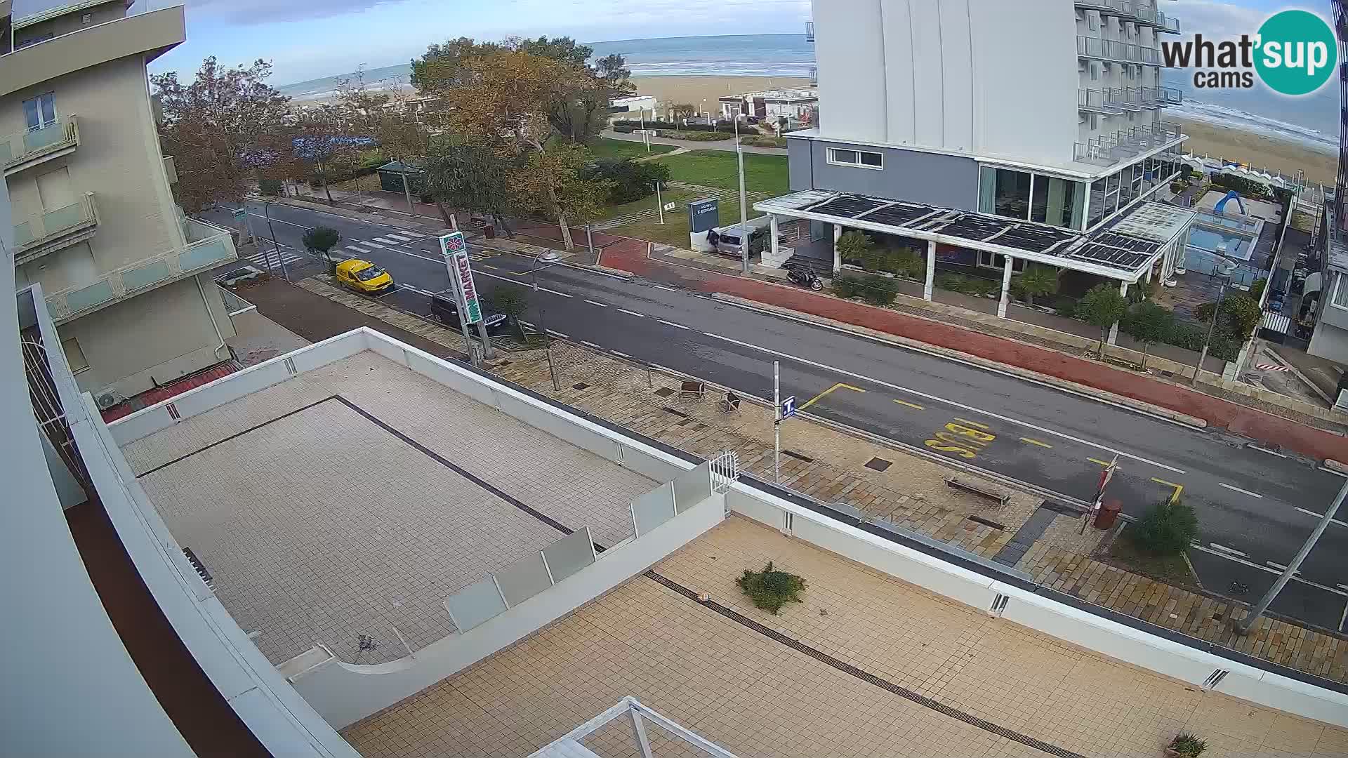 Riccione Webcam Strand und Gärten La Malfa – Bagni Oreste Strand 115