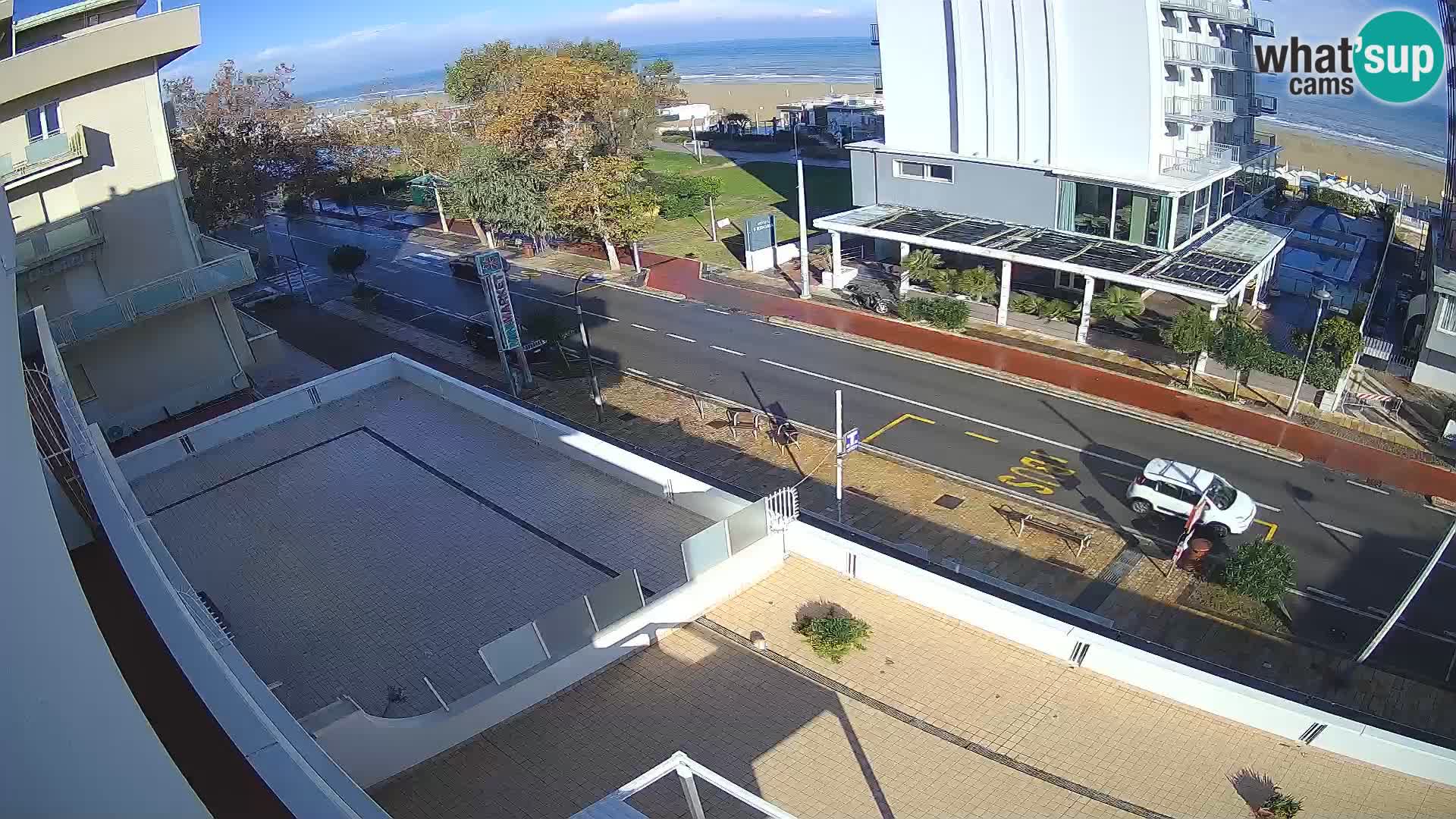 Riccione Webcam Strand und Gärten La Malfa – Bagni Oreste Strand 115