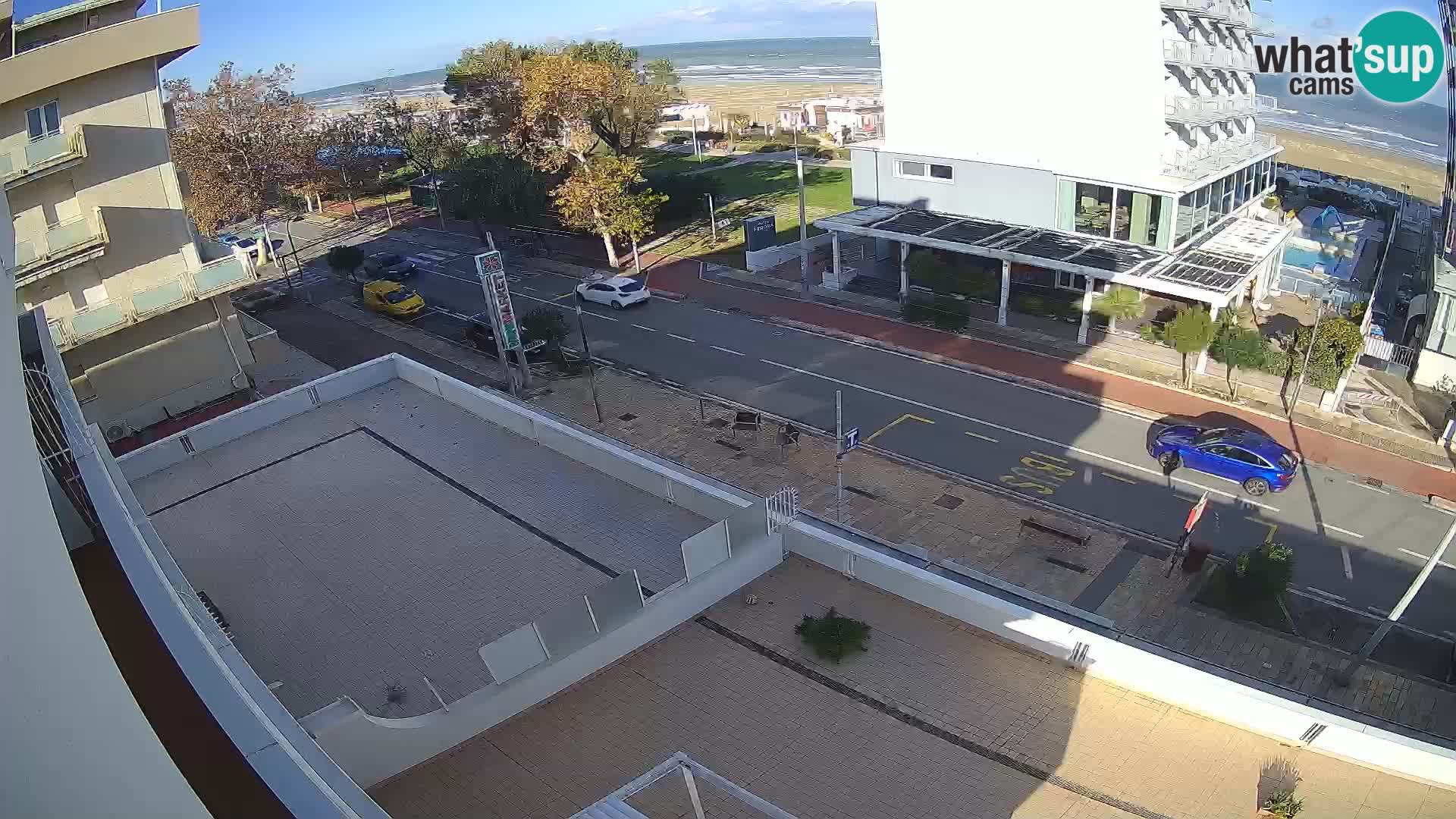 Riccione Webcam Strand und Gärten La Malfa – Bagni Oreste Strand 115