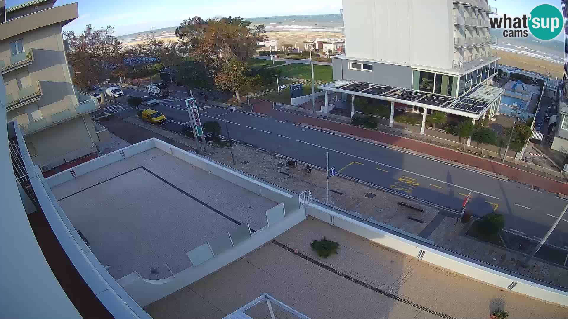 Riccione webcam spiaggia e giardini La Malfa – Bagni Oreste spiaggia 115