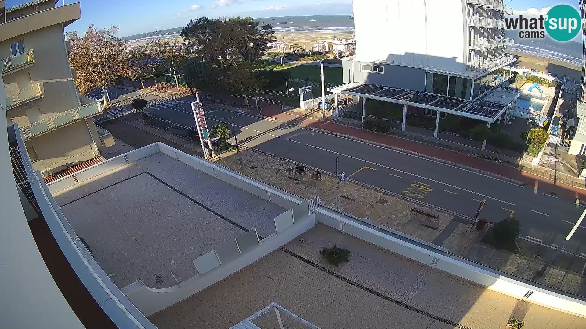 Riccione Webcam Strand und Gärten La Malfa – Bagni Oreste Strand 115