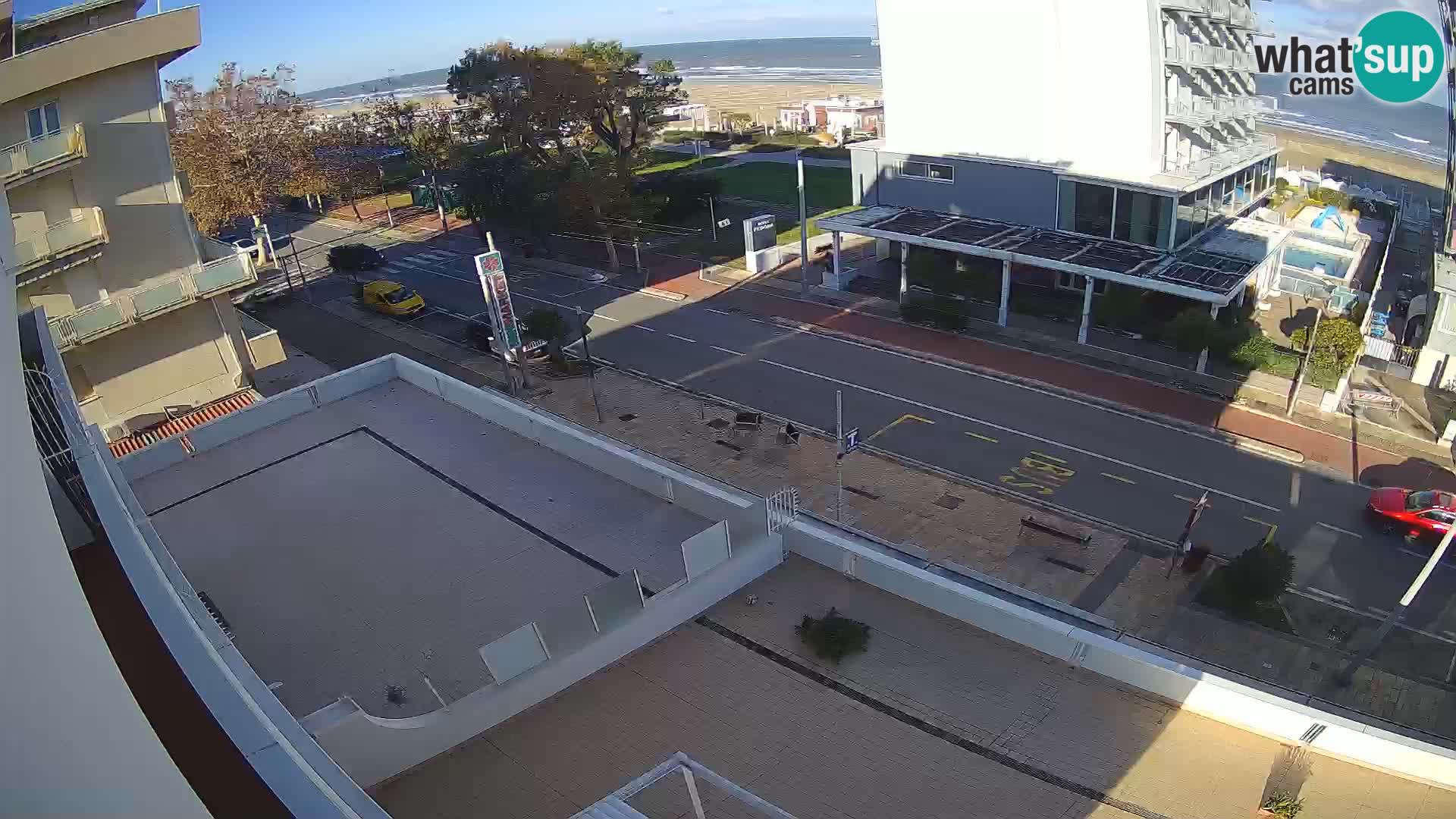 Riccione webcam playa y jardines La Malfa – Playa Bagni Oreste 115