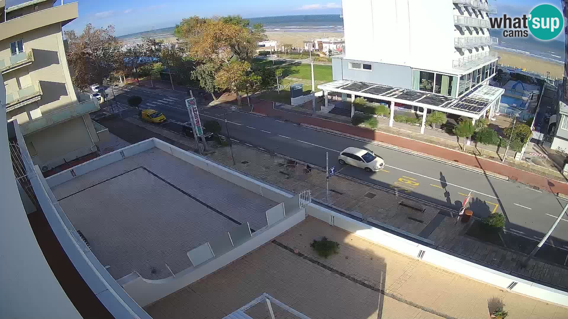 Riccione webcam spiaggia e giardini La Malfa – Bagni Oreste spiaggia 115