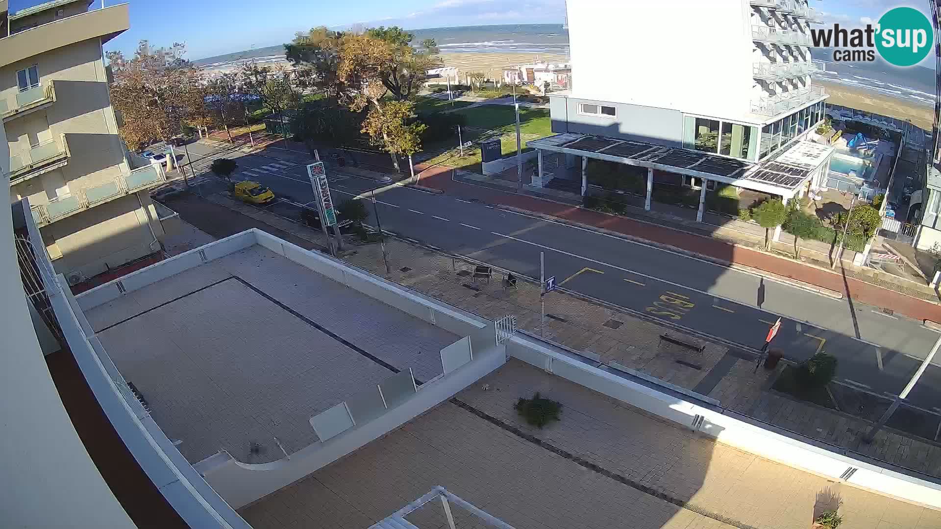 Riccione Webcam Strand und Gärten La Malfa – Bagni Oreste Strand 115