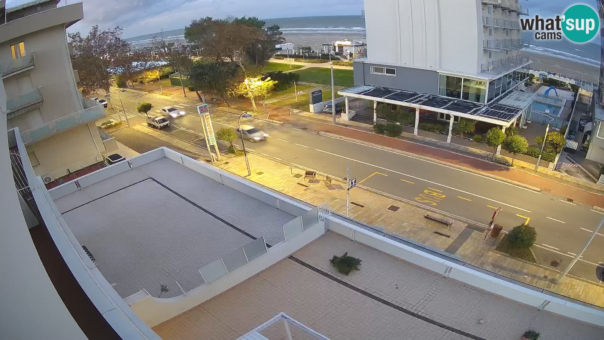 Riccione Webcam Strand und Gärten La Malfa – Bagni Oreste Strand 115