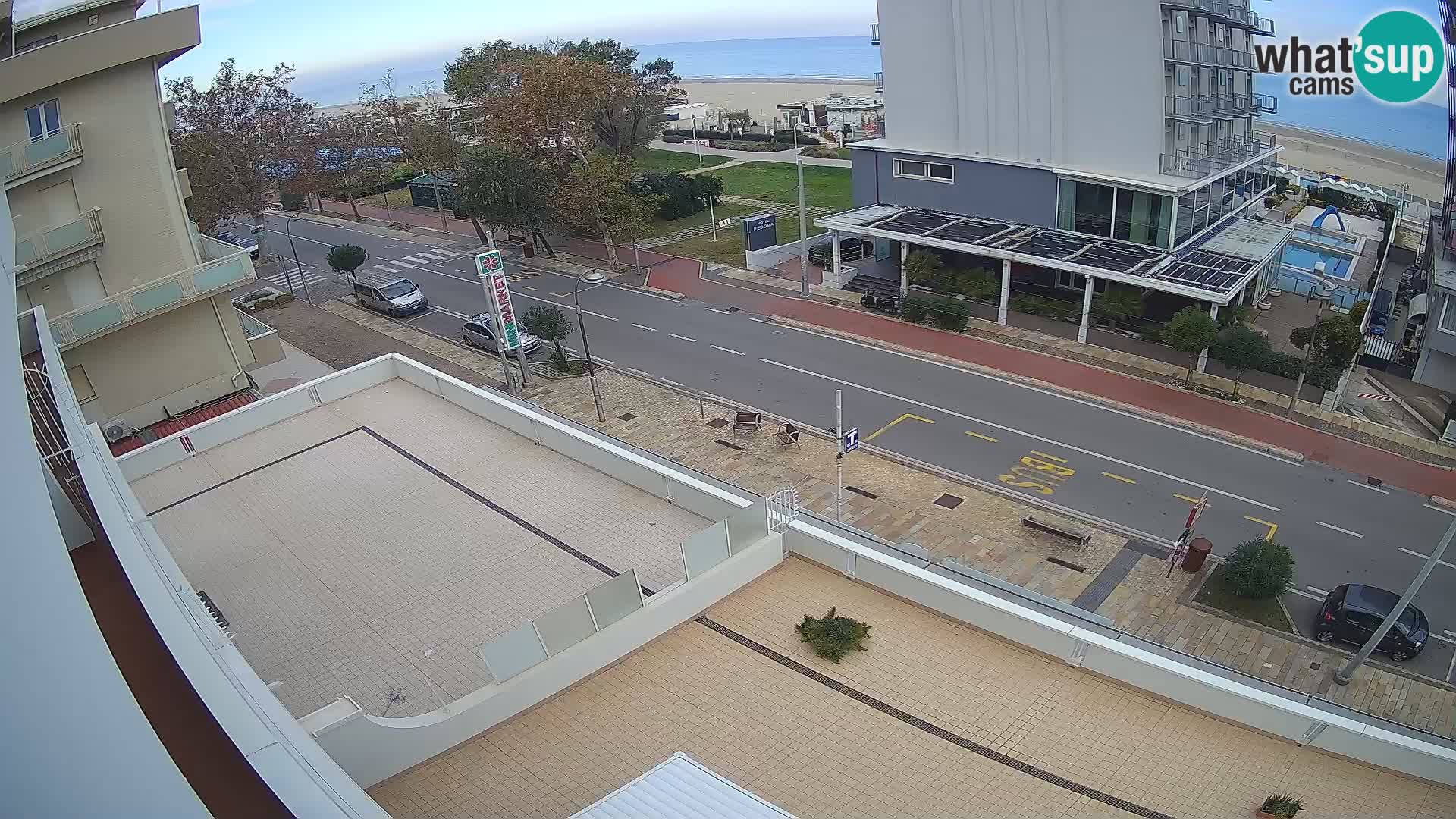 Riccione Webcam Strand und Gärten La Malfa – Bagni Oreste Strand 115