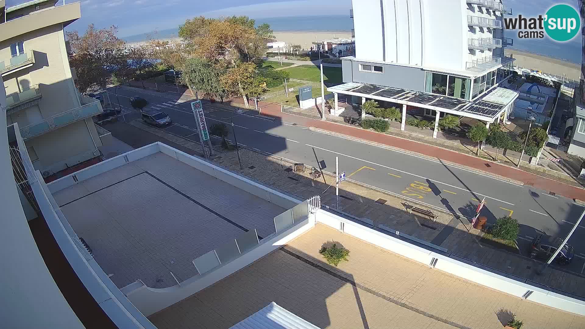 Riccione Webcam Strand und Gärten La Malfa – Bagni Oreste Strand 115