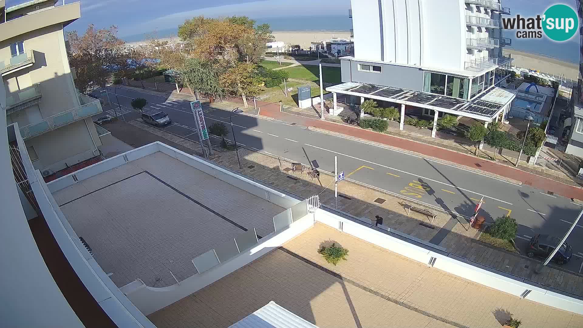 Riccione Webcam Strand und Gärten La Malfa – Bagni Oreste Strand 115