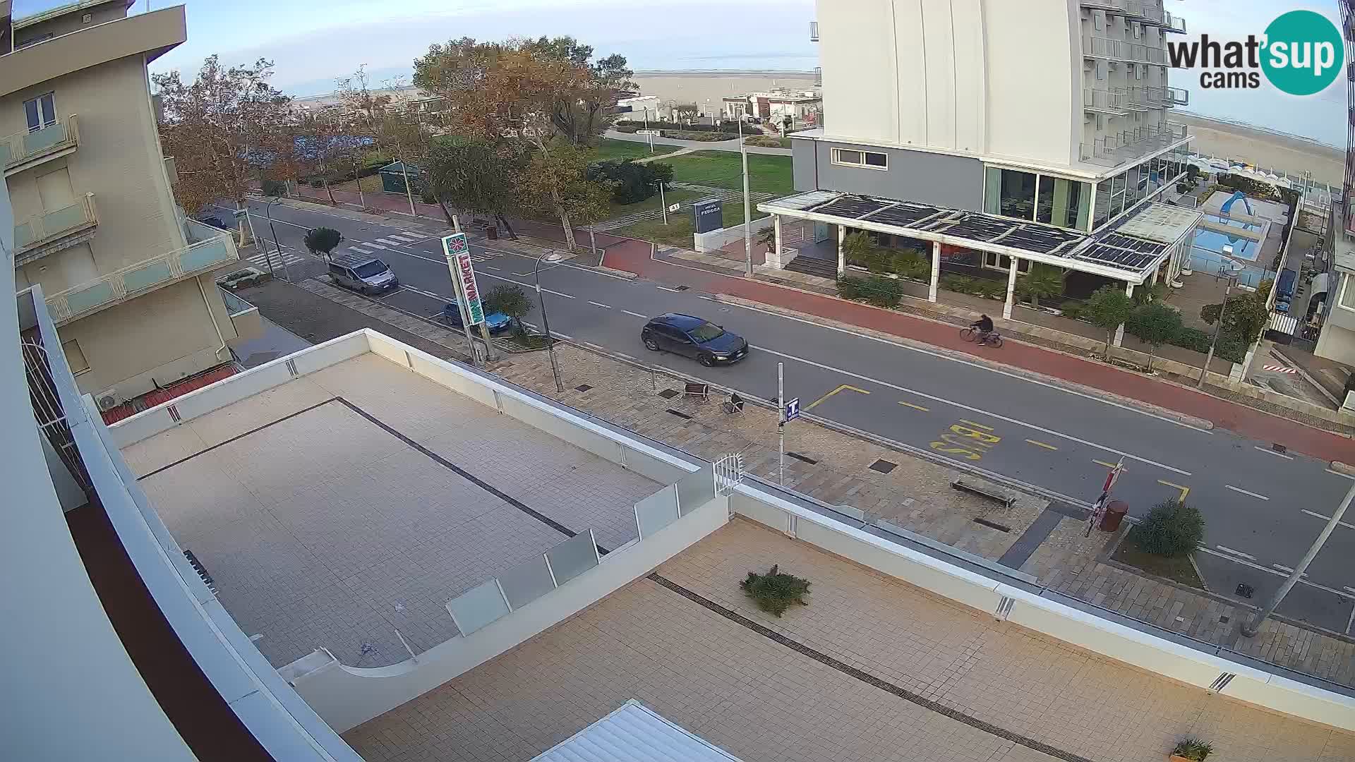 Riccione webcam spiaggia e giardini La Malfa – Bagni Oreste spiaggia 115