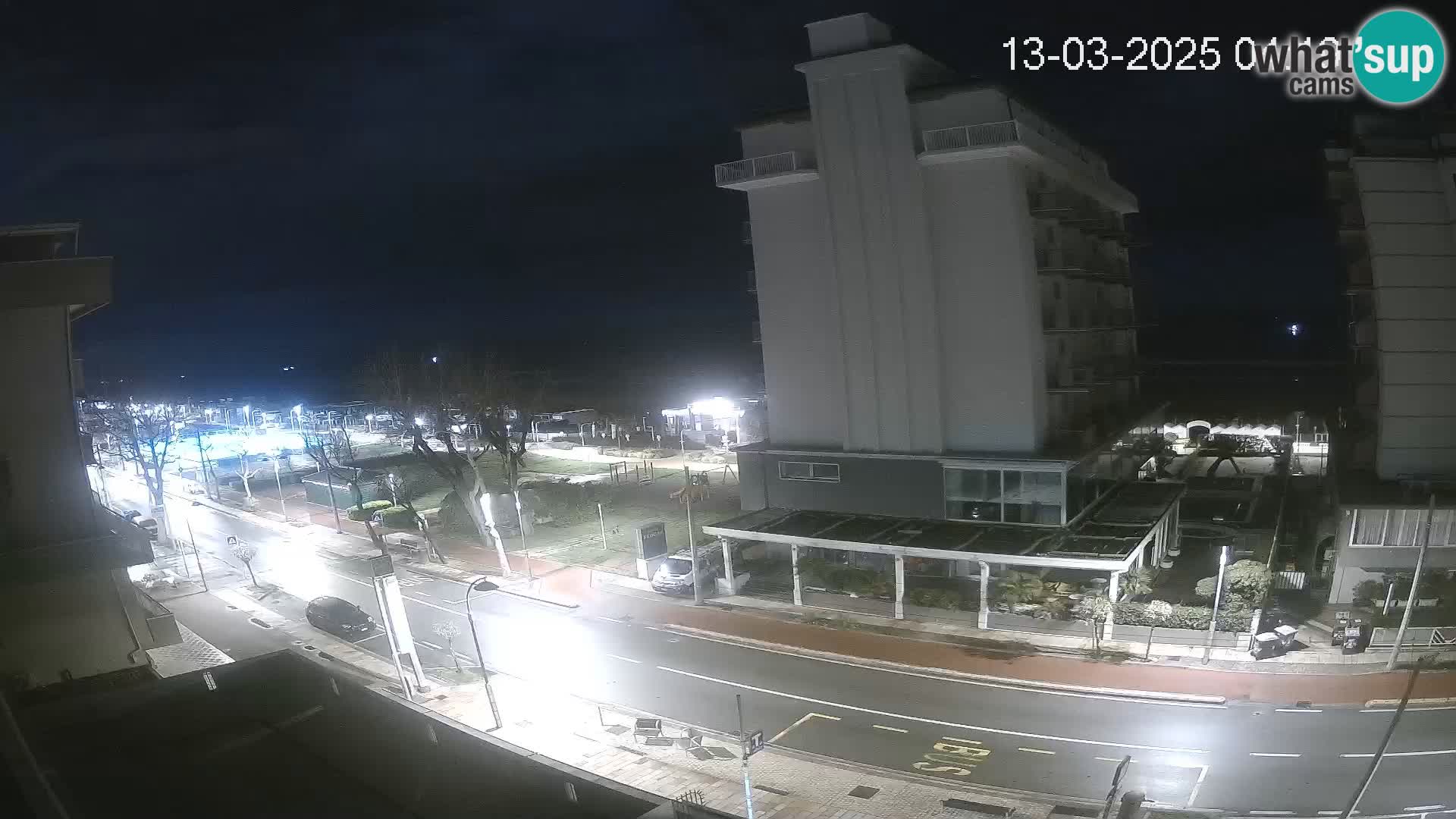 Riccione webcam playa y jardines La Malfa – Playa Bagni Oreste 115