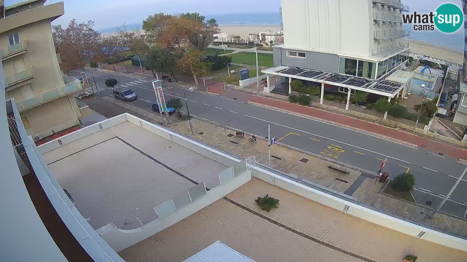 Riccione webcam spiaggia e giardini La Malfa – Bagni Oreste spiaggia 115