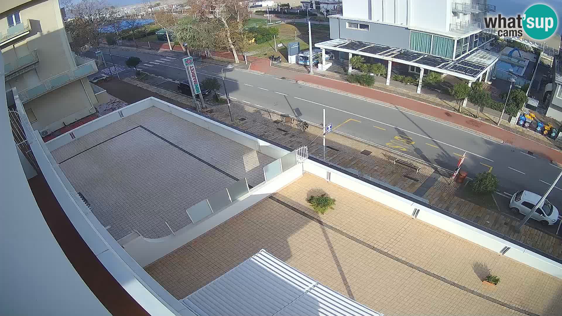 Riccione Webcam Strand und Gärten La Malfa – Bagni Oreste Strand 115