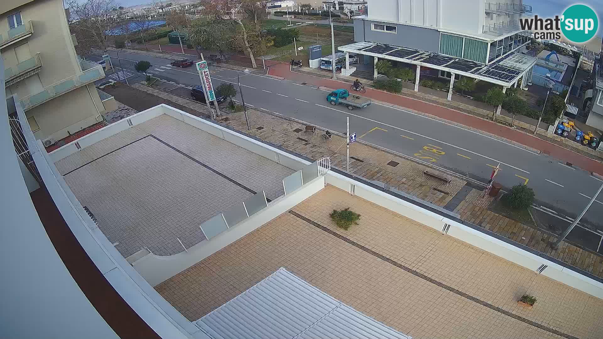 Riccione Webcam Strand und Gärten La Malfa – Bagni Oreste Strand 115