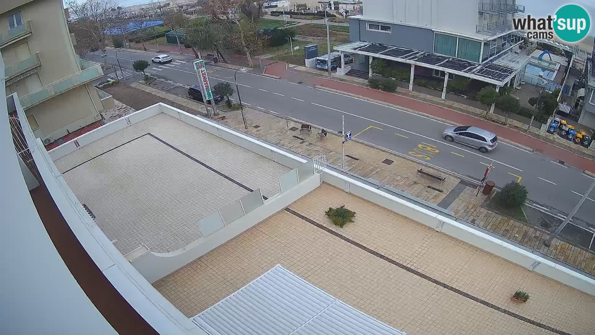 Riccione Webcam Strand und Gärten La Malfa – Bagni Oreste Strand 115