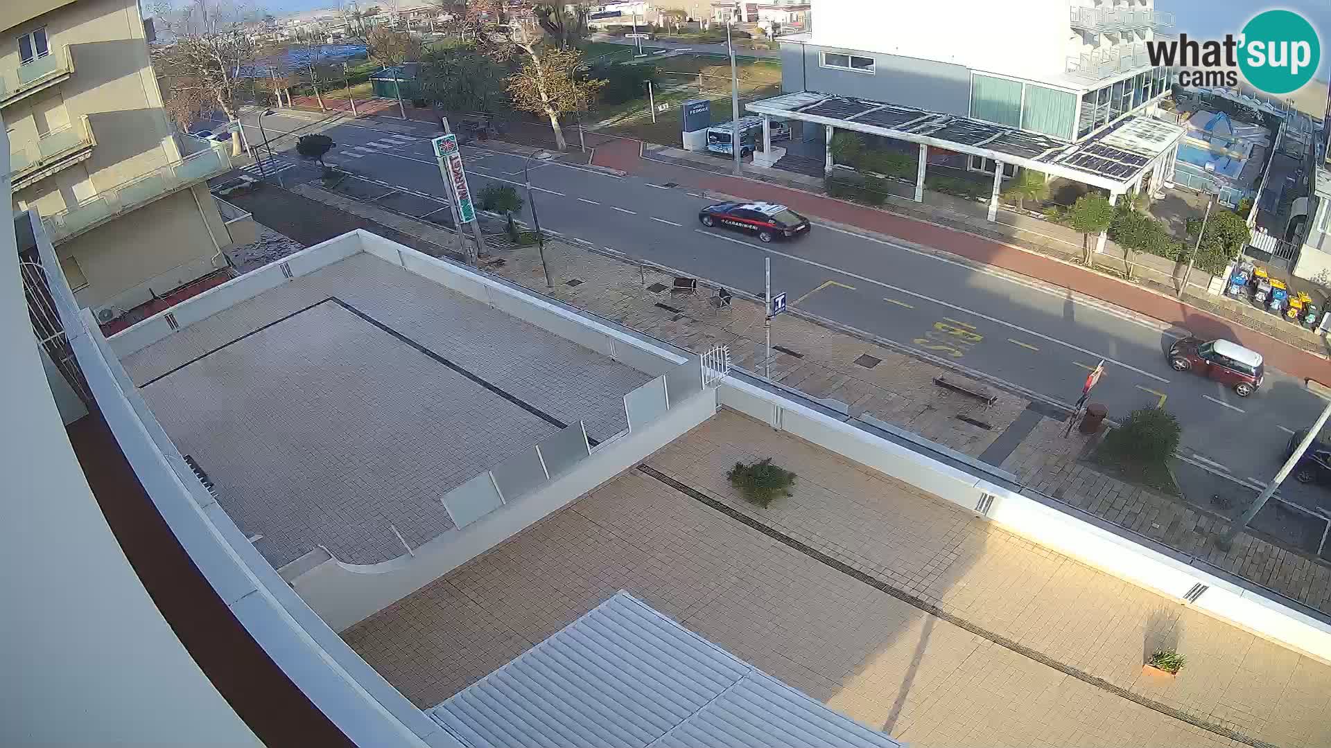 Riccione Webcam Strand und Gärten La Malfa – Bagni Oreste Strand 115