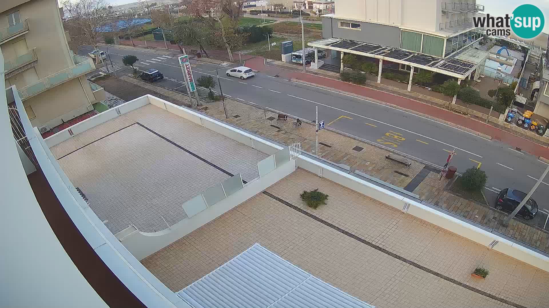 Riccione Webcam Strand und Gärten La Malfa – Bagni Oreste Strand 115