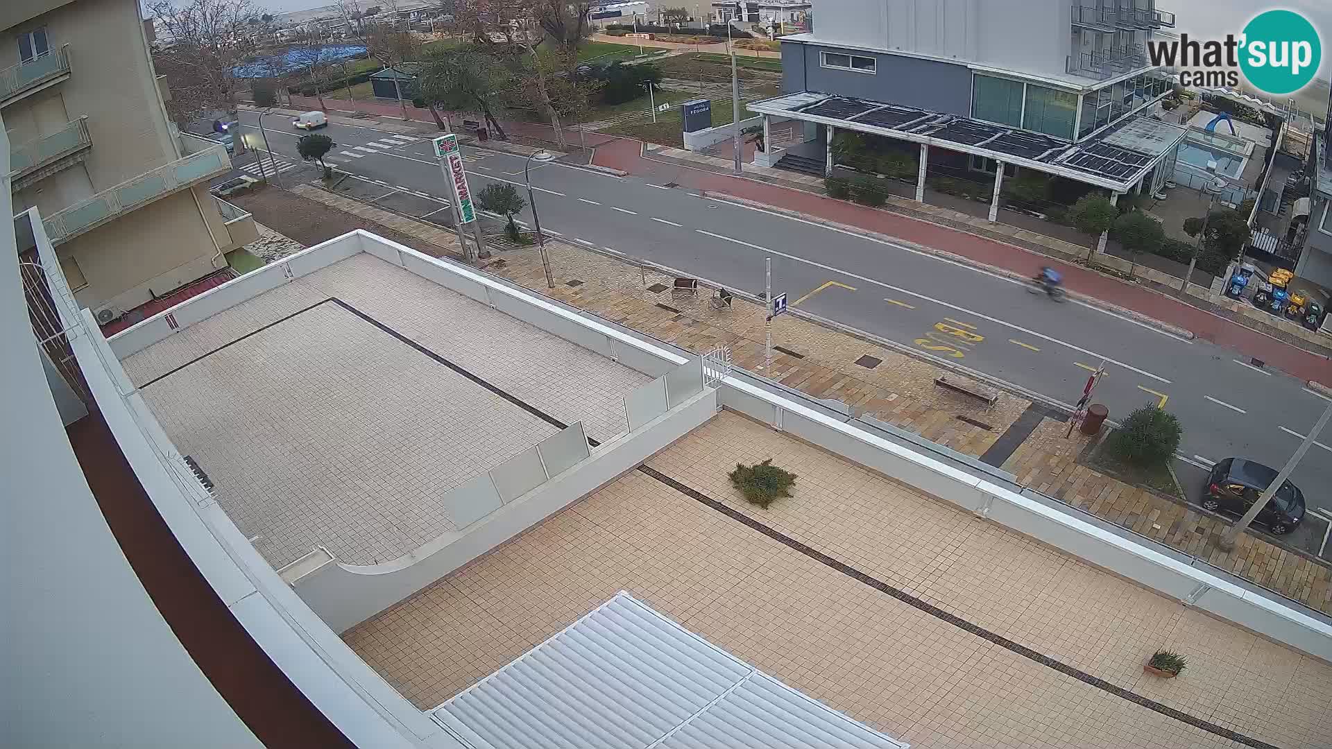 Riccione Webcam Strand und Gärten La Malfa – Bagni Oreste Strand 115