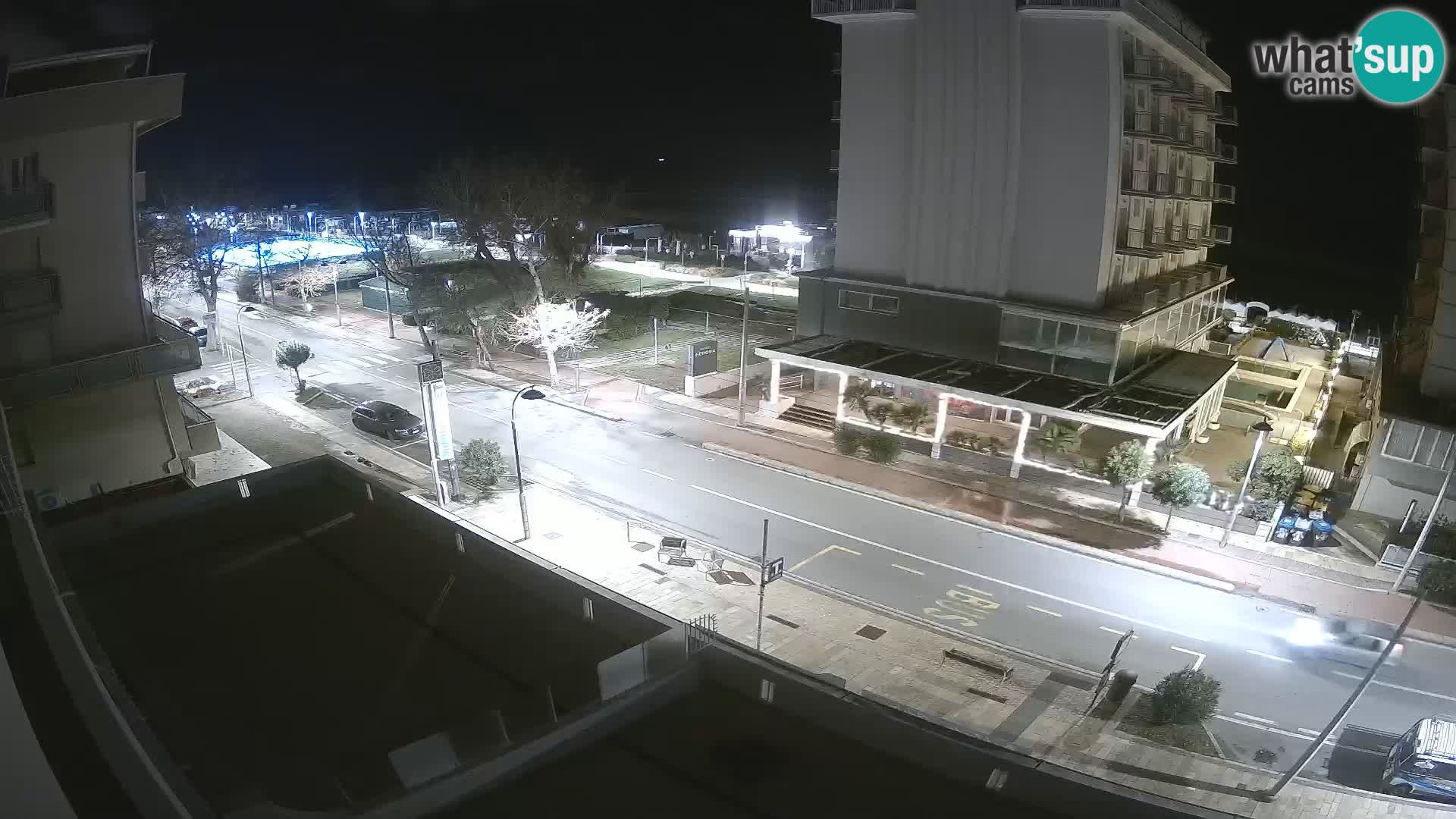 Riccione webcam plage et jardins La Malfa – Bagni Oreste plage 115