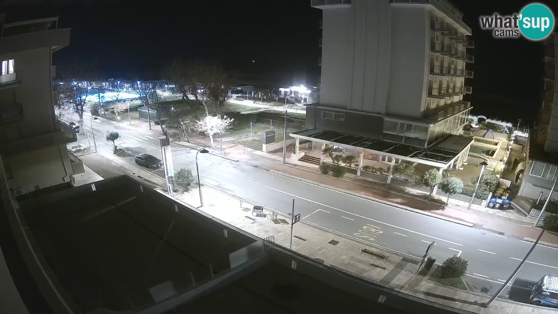 Riccione webcam playa y jardines La Malfa – Playa Bagni Oreste 115