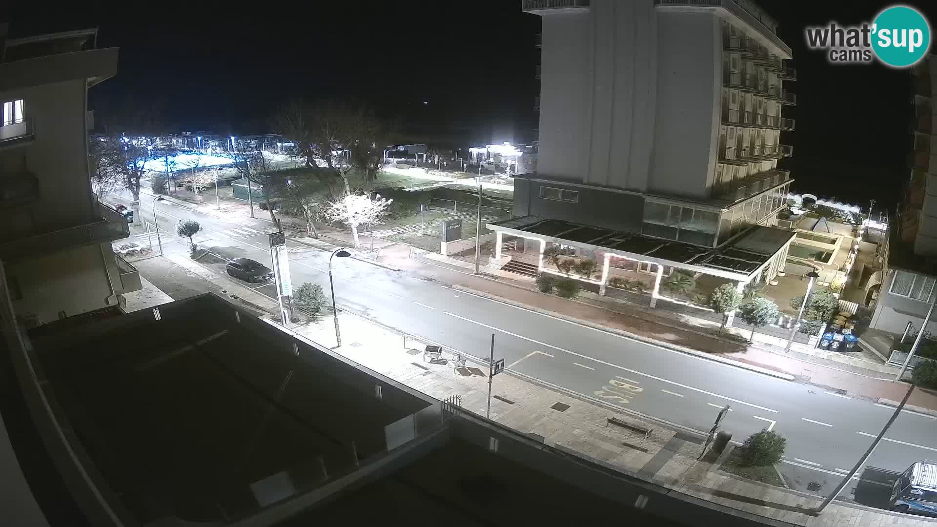 Riccione webcam plage et jardins La Malfa – Bagni Oreste plage 115