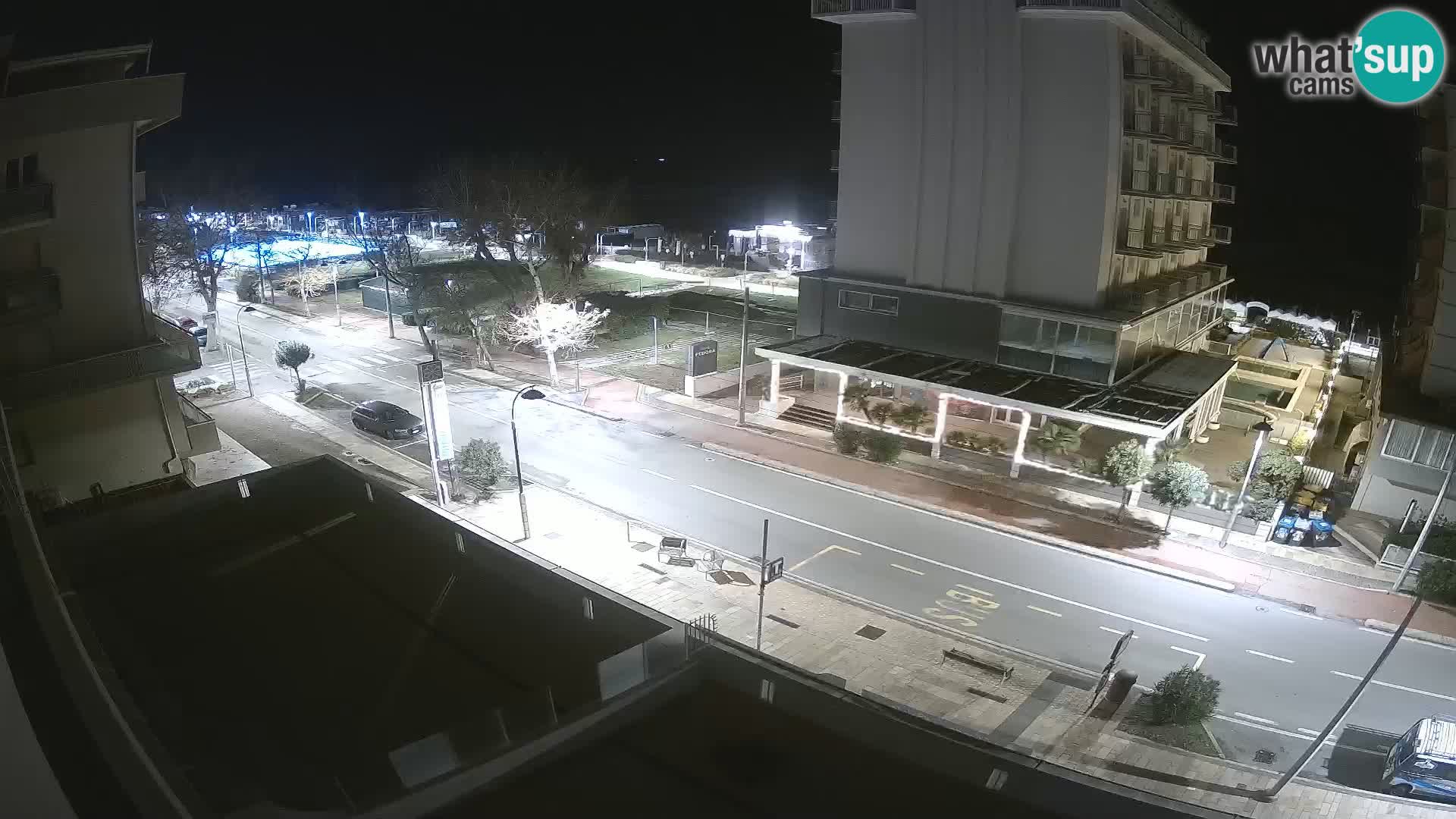 Riccione webcam plage et jardins La Malfa – Bagni Oreste plage 115