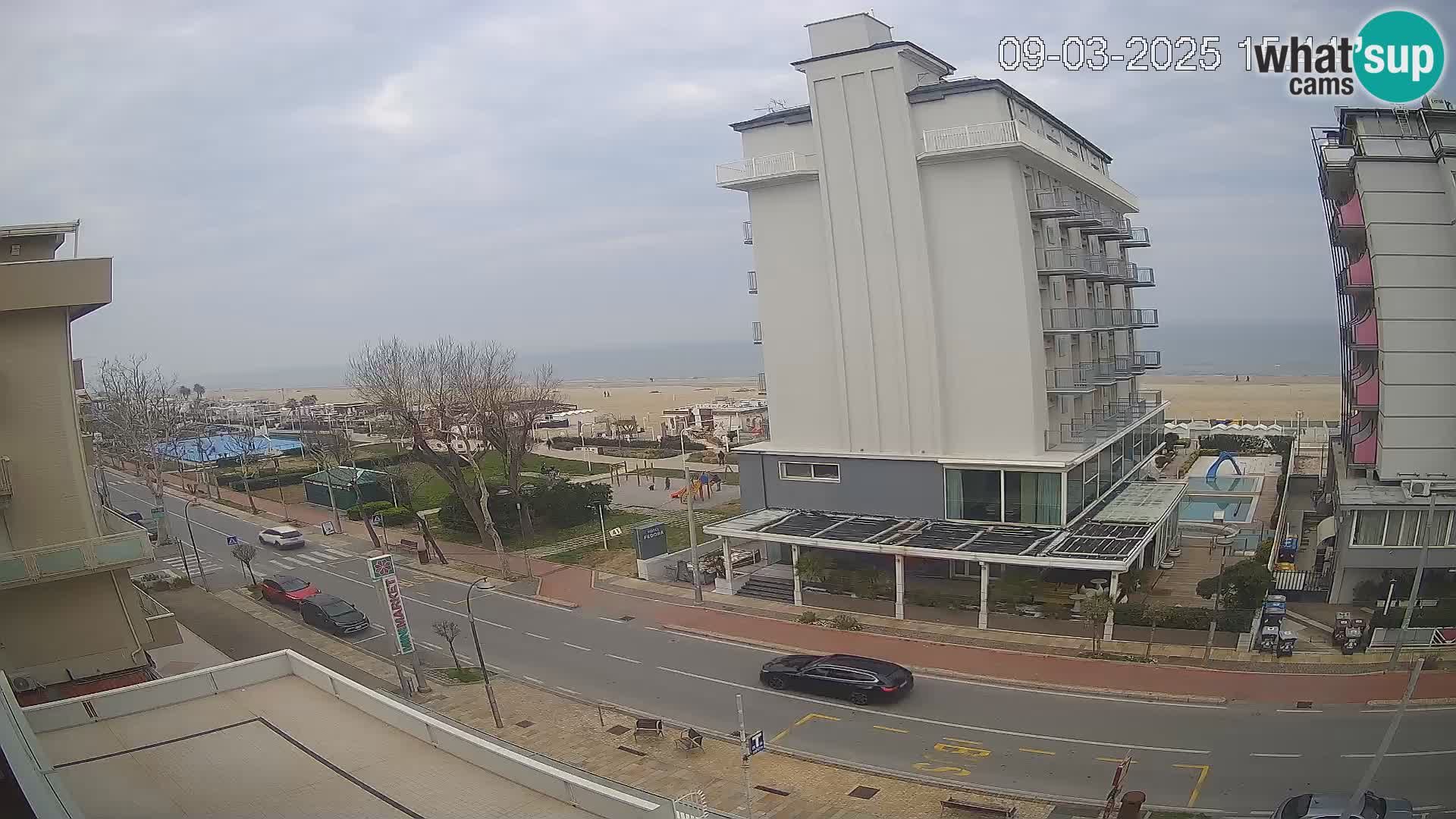 Riccione Webcam Strand und Gärten La Malfa – Bagni Oreste Strand 115