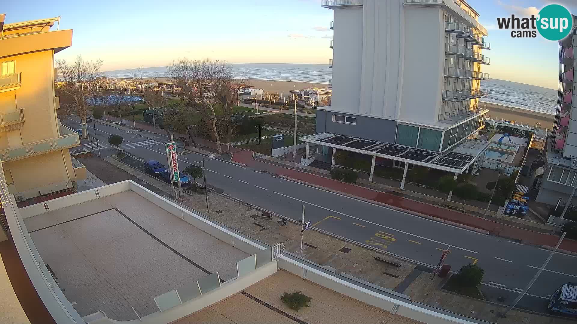 Riccione webcam spiaggia e giardini La Malfa – Bagni Oreste spiaggia 115