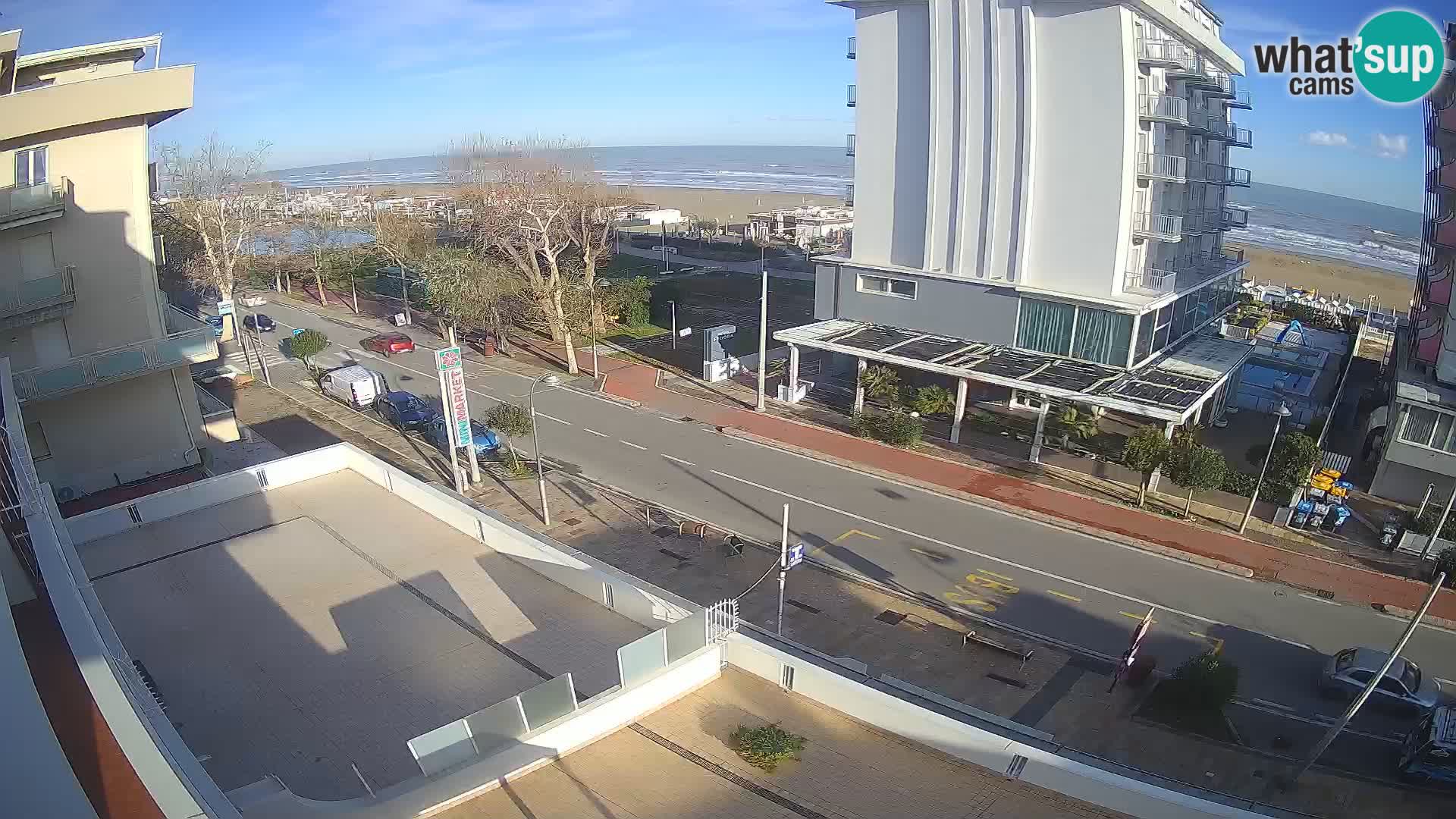 Riccione Webcam Strand und Gärten La Malfa – Bagni Oreste Strand 115